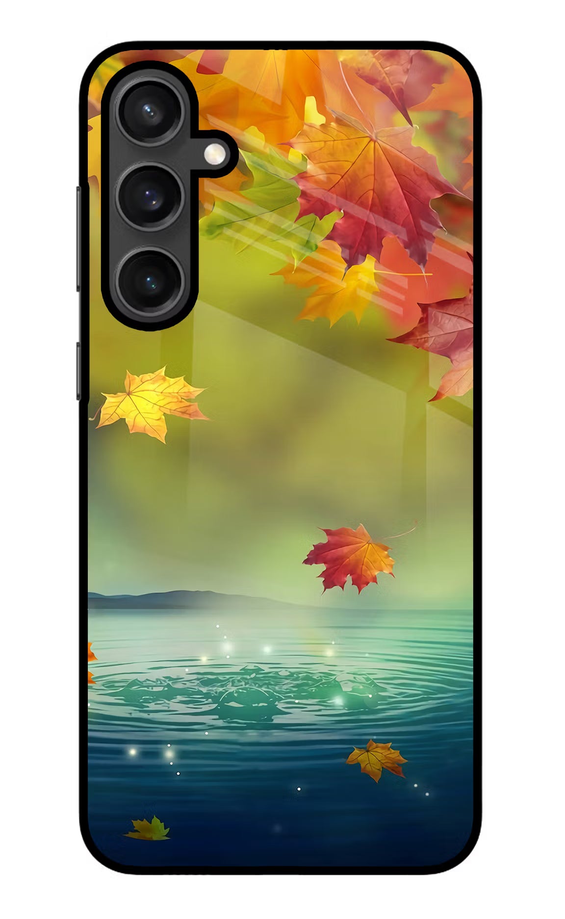 Flowers Samsung S23 Glass Case - Flowers Samsung S23 Glass Case Flowers Samsung S23 Glass Case