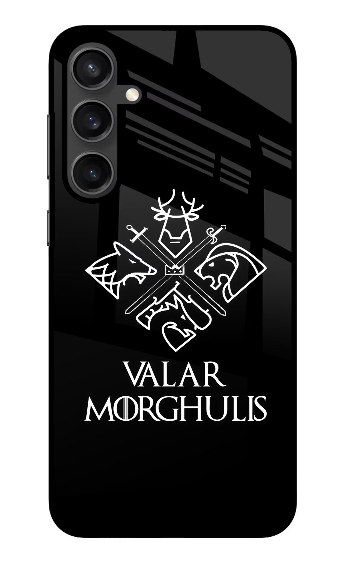 Valar Morghulis | Game Of Thrones Samsung S23 Glass Case - Valar Morghulis | Game Of Thrones Samsung S23 Glass Case Valar Morghulis | Game Of Thrones Samsung S23 Glass Case
