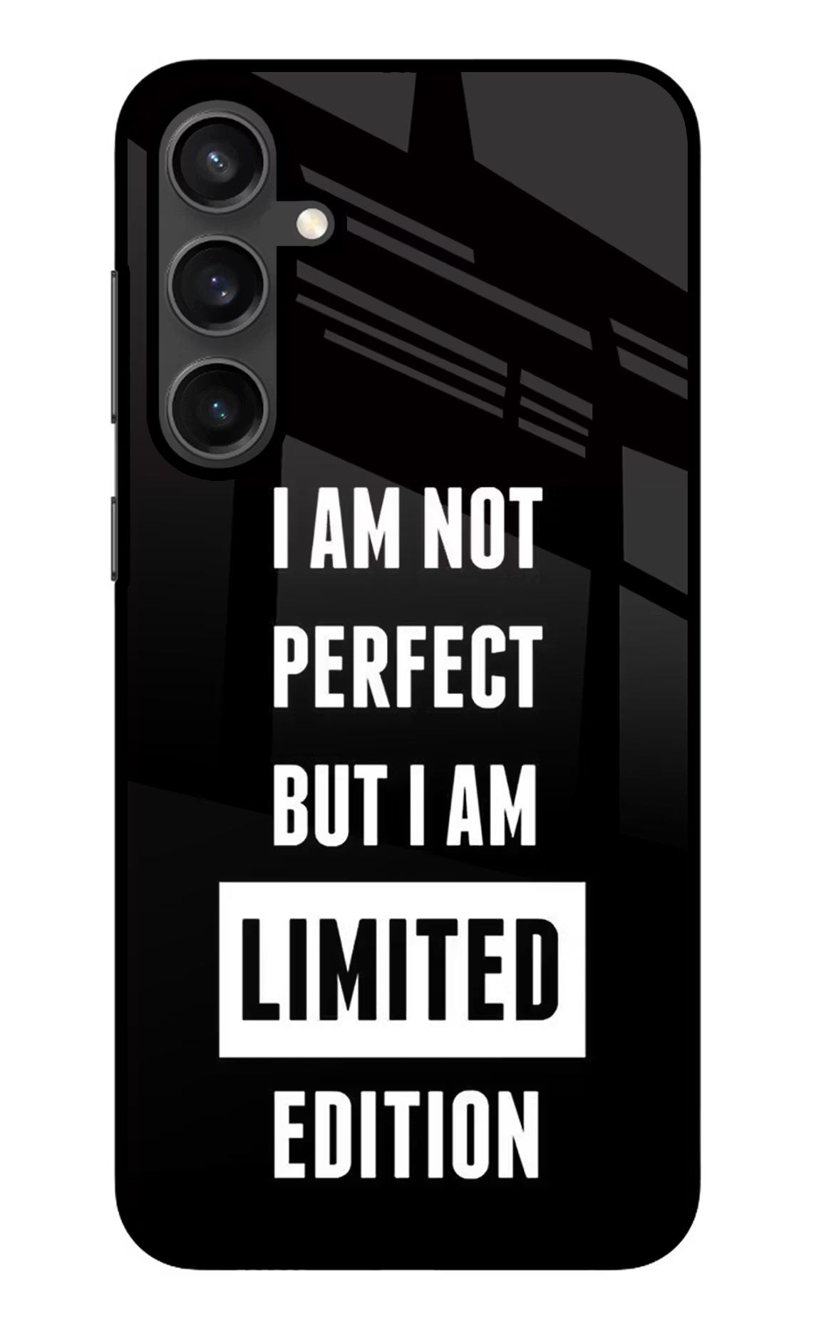 I Am Not Perfect But I Am Limited Edition Samsung S23 Glass Case - I Am Not Perfect But I Am Limited Edition Samsung S23 Glass Case I Am Not Perfect But I Am Limited Edition Samsung S23 Glass Case