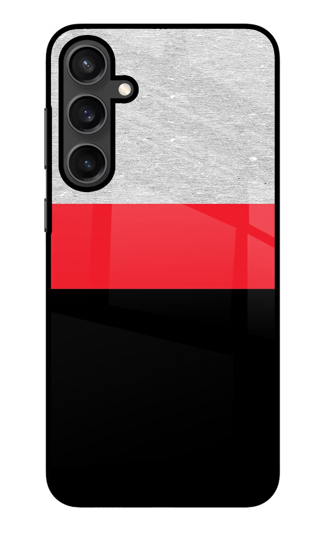 Tri Color Pattern Samsung S23 Glass Case - Tri Color Pattern Samsung S23 Glass Case Tri Color Pattern Samsung S23 Glass Case