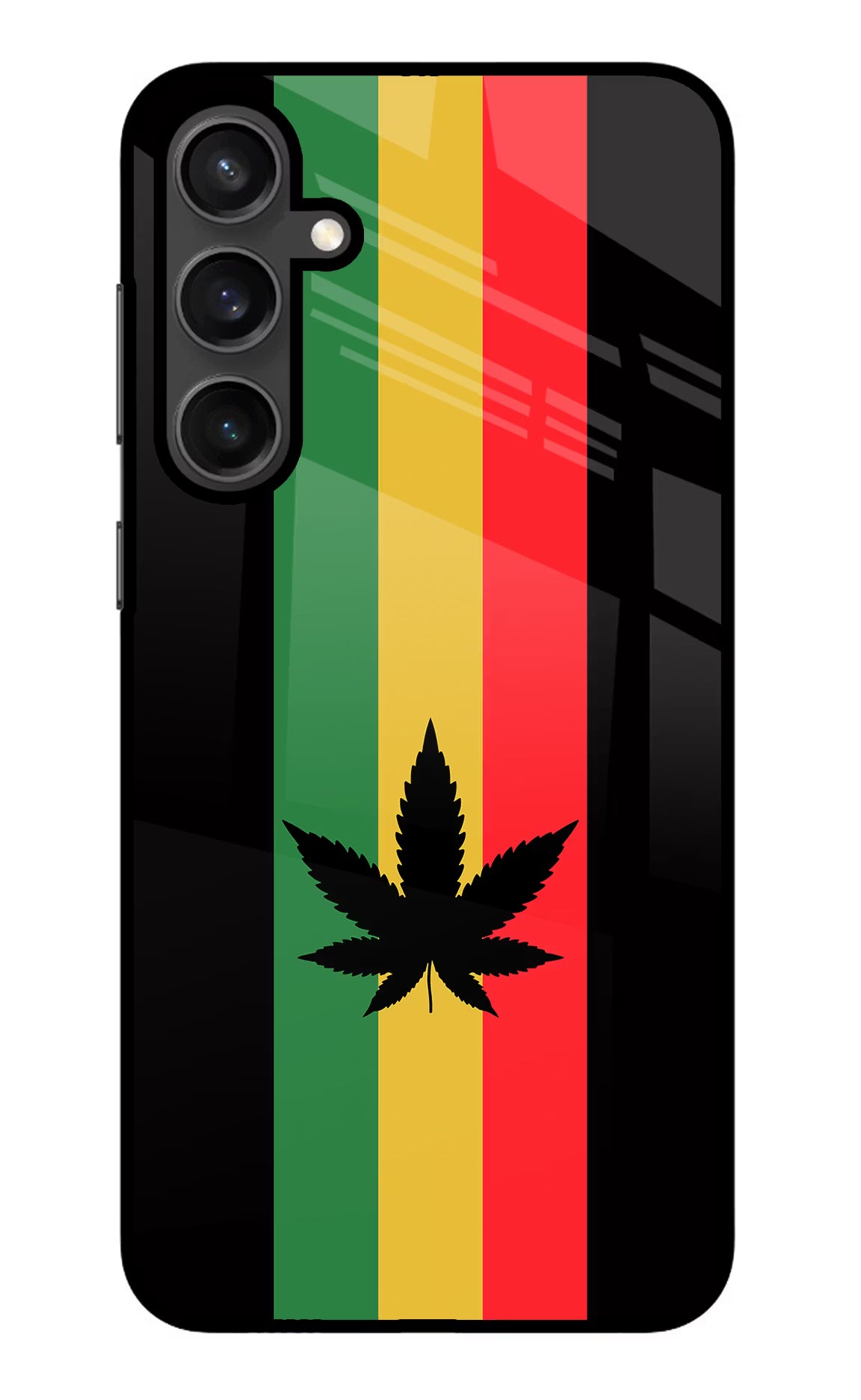 Weed Flag Samsung S23 Glass Case - Weed Flag Samsung S23 Glass Case Weed Flag Samsung S23 Glass Case