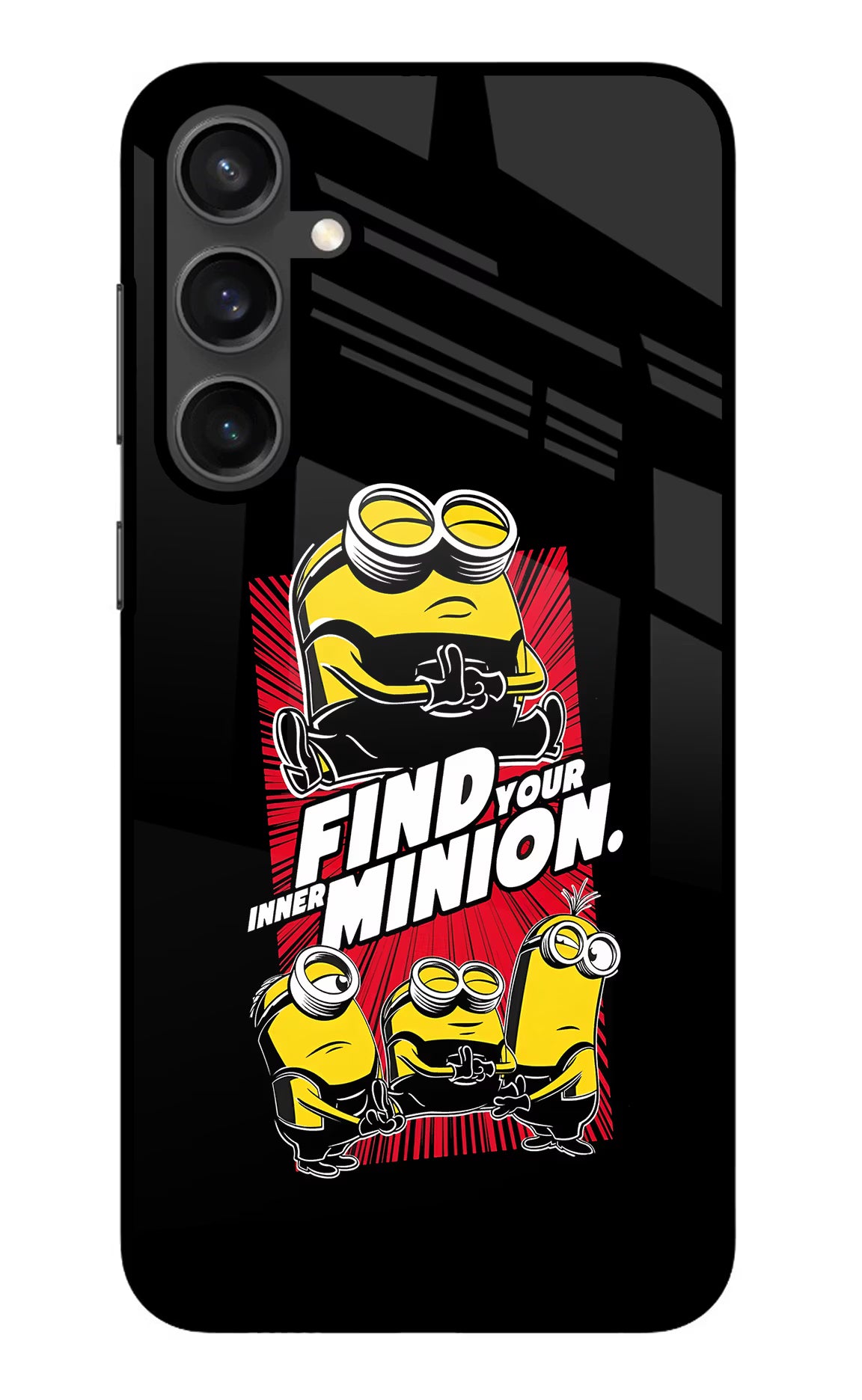 Find your inner Minion Samsung S23 Glass Case - Find your inner Minion Samsung S23 Glass Case Find your inner Minion Samsung S23 Glass Case