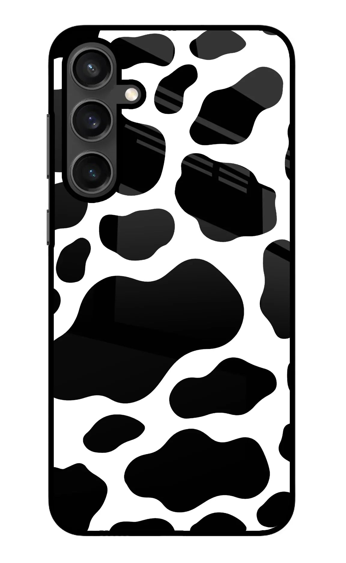 Cow Spots Samsung S23 Glass Case - Cow Spots Samsung S23 Glass Case Cow Spots Samsung S23 Glass Case