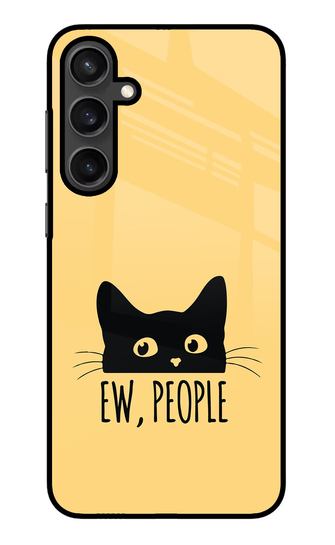 Ew People Catitude Samsung S23 Glass Case - Ew People Catitude Samsung S23 Glass Case Ew People Catitude Samsung S23 Glass Case