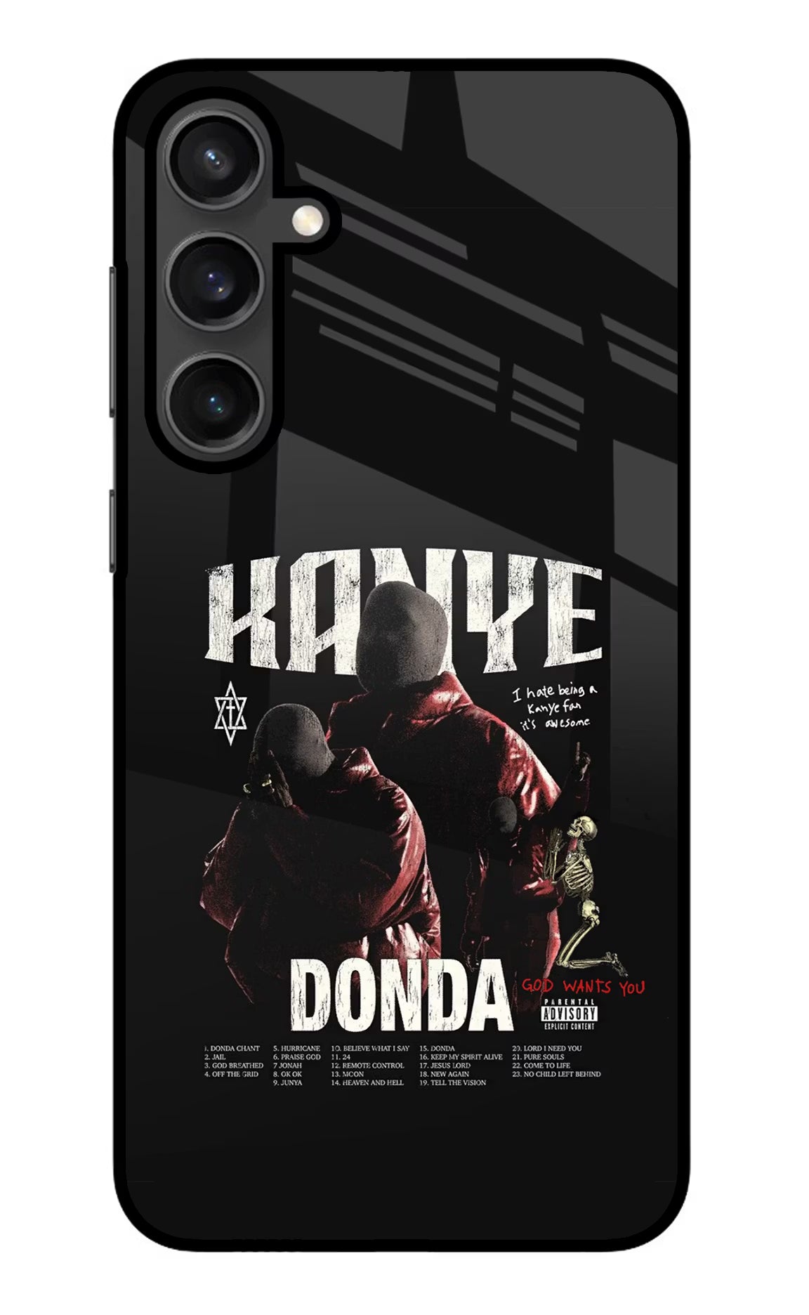 Donda Kanye West Samsung S23 Glass Case - Donda Kanye West Samsung S23 Glass Case Donda Kanye West Samsung S23 Glass Case