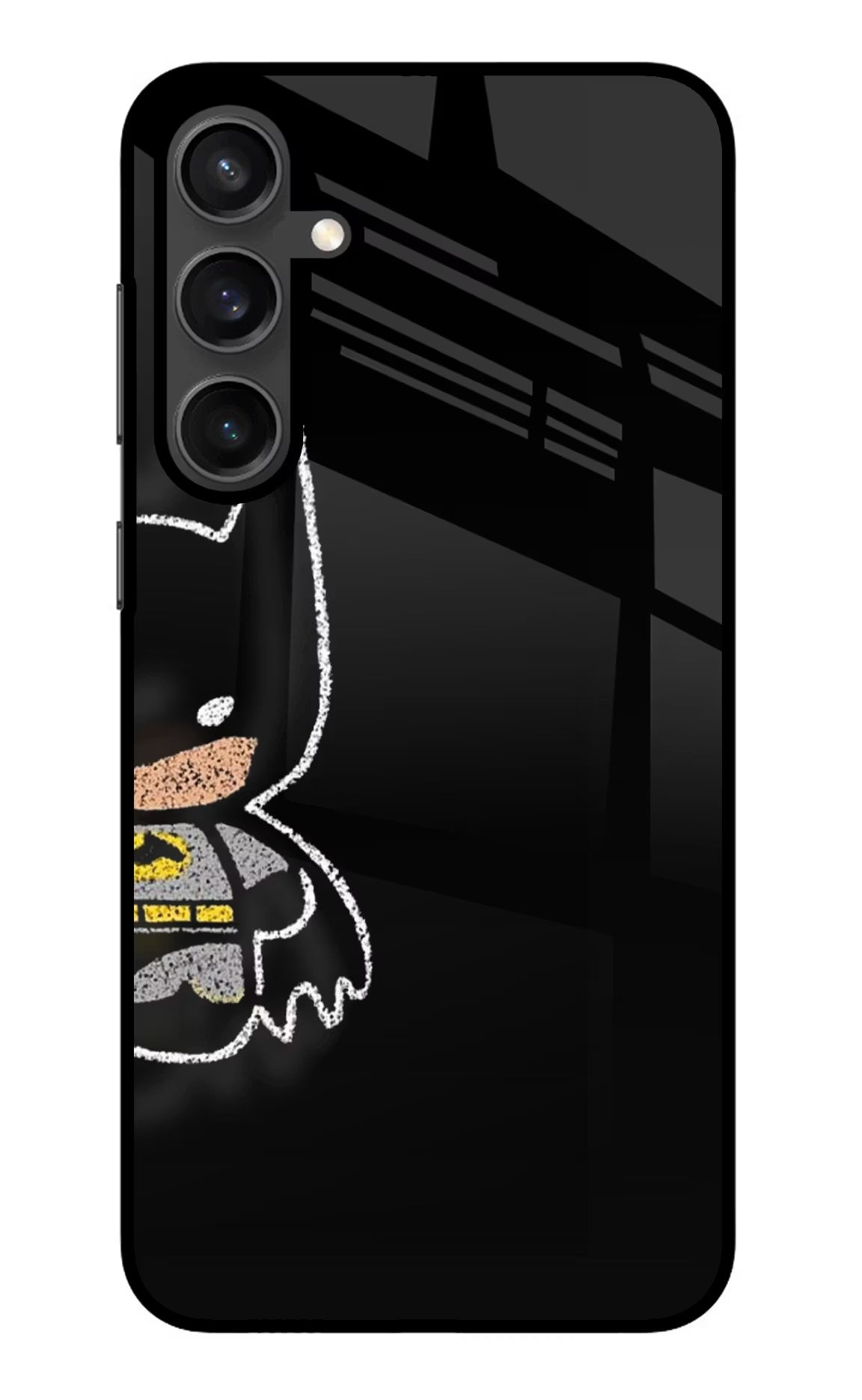 Bat Kitty Samsung S23 Glass Case - Bat Kitty Samsung S23 Glass Case Bat Kitty Samsung S23 Glass Case