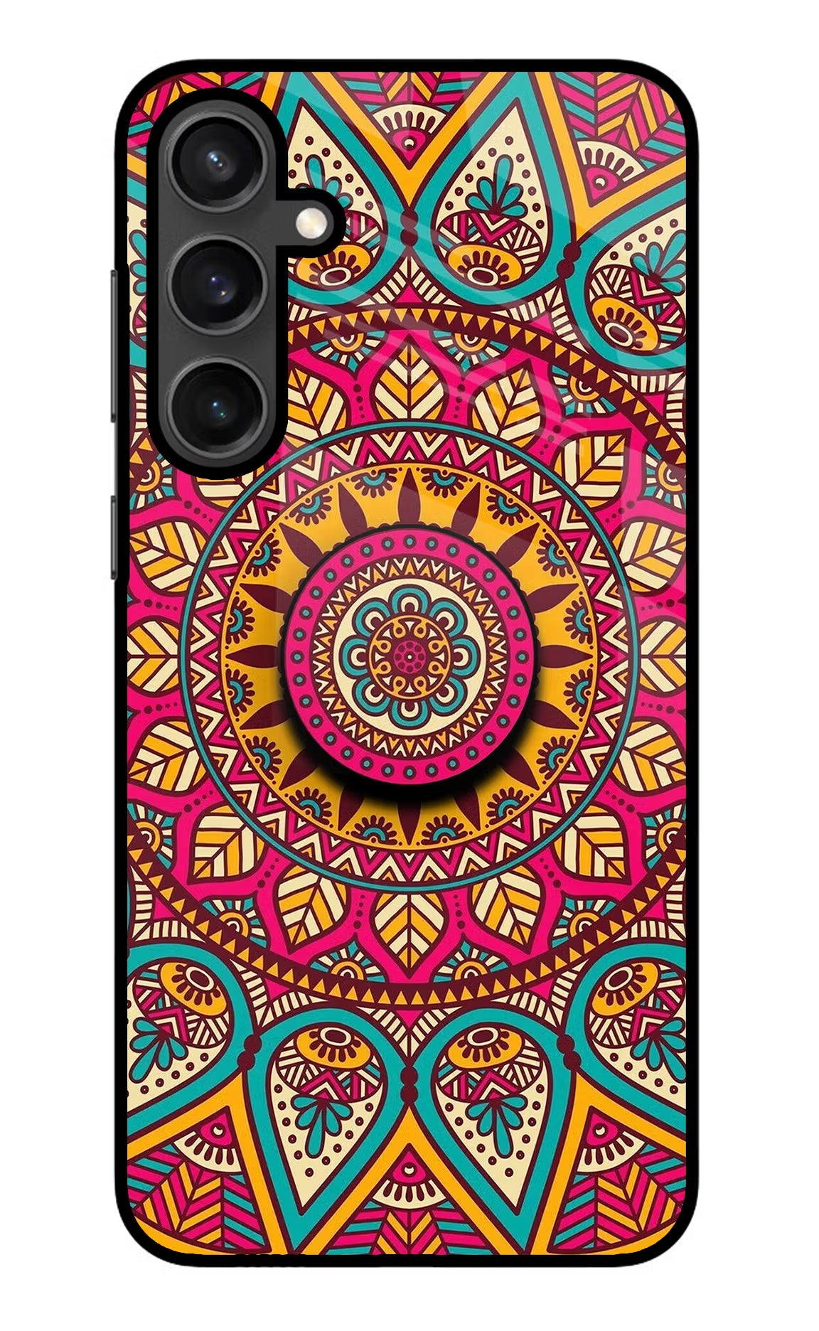 Mandala Samsung S23 Glass Case - Mandala Samsung S23 Glass Case Mandala Samsung S23 Glass Case