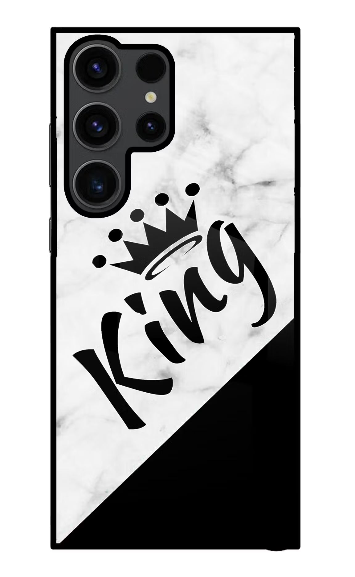 King Samsung S23 Ultra Glass Case - King Samsung S23 Ultra Glass Case King Samsung S23 Ultra Glass Case