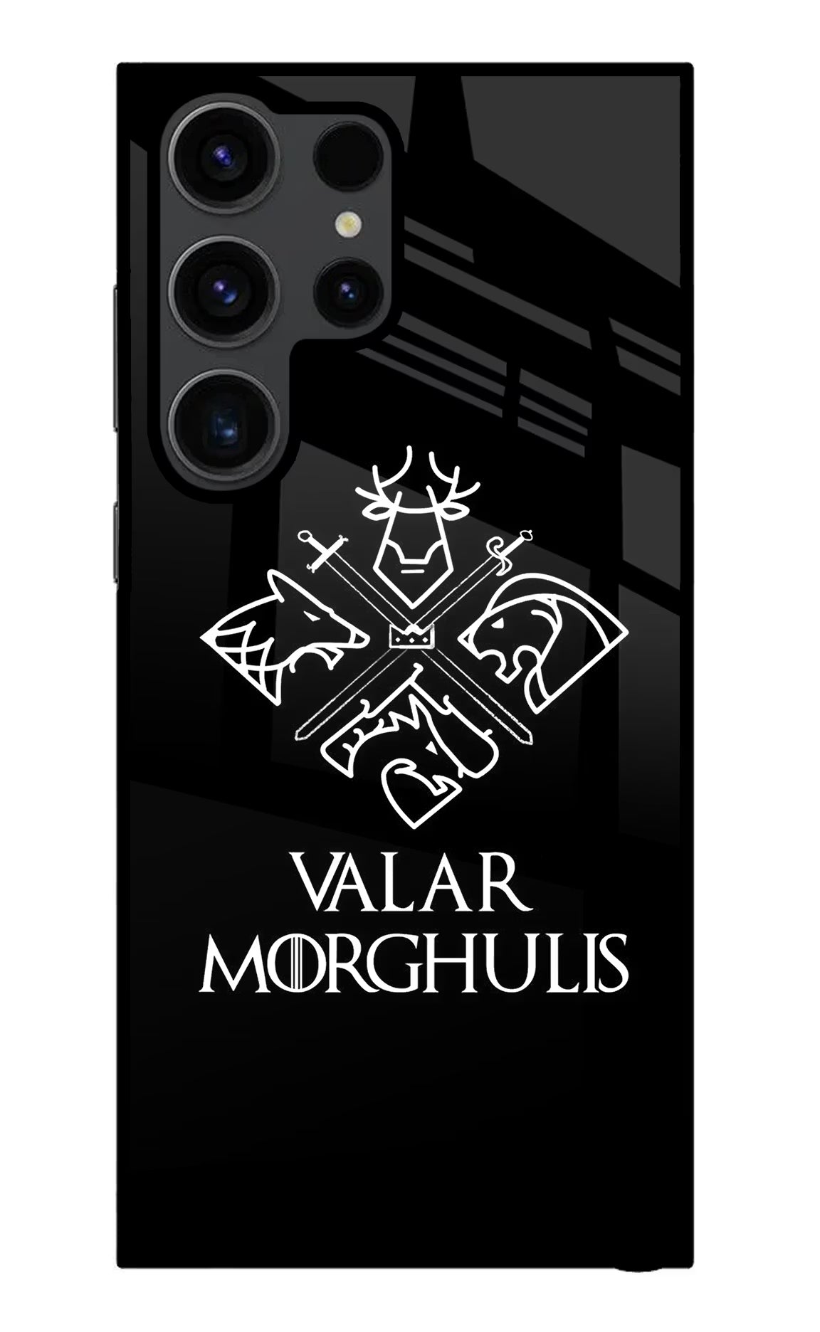 Valar Morghulis | Game Of Thrones Samsung S23 Ultra Glass Case - Valar Morghulis | Game Of Thrones Samsung S23 Ultra Glass Case Valar Morghulis | Game Of Thrones Samsung S23 Ultra Glass Case