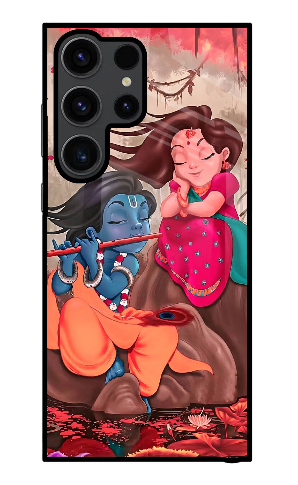 Radhe Krishna Samsung S23 Ultra Glass Case - Radhe Krishna Samsung S23 Ultra Glass Case Radhe Krishna Samsung S23 Ultra Glass Case