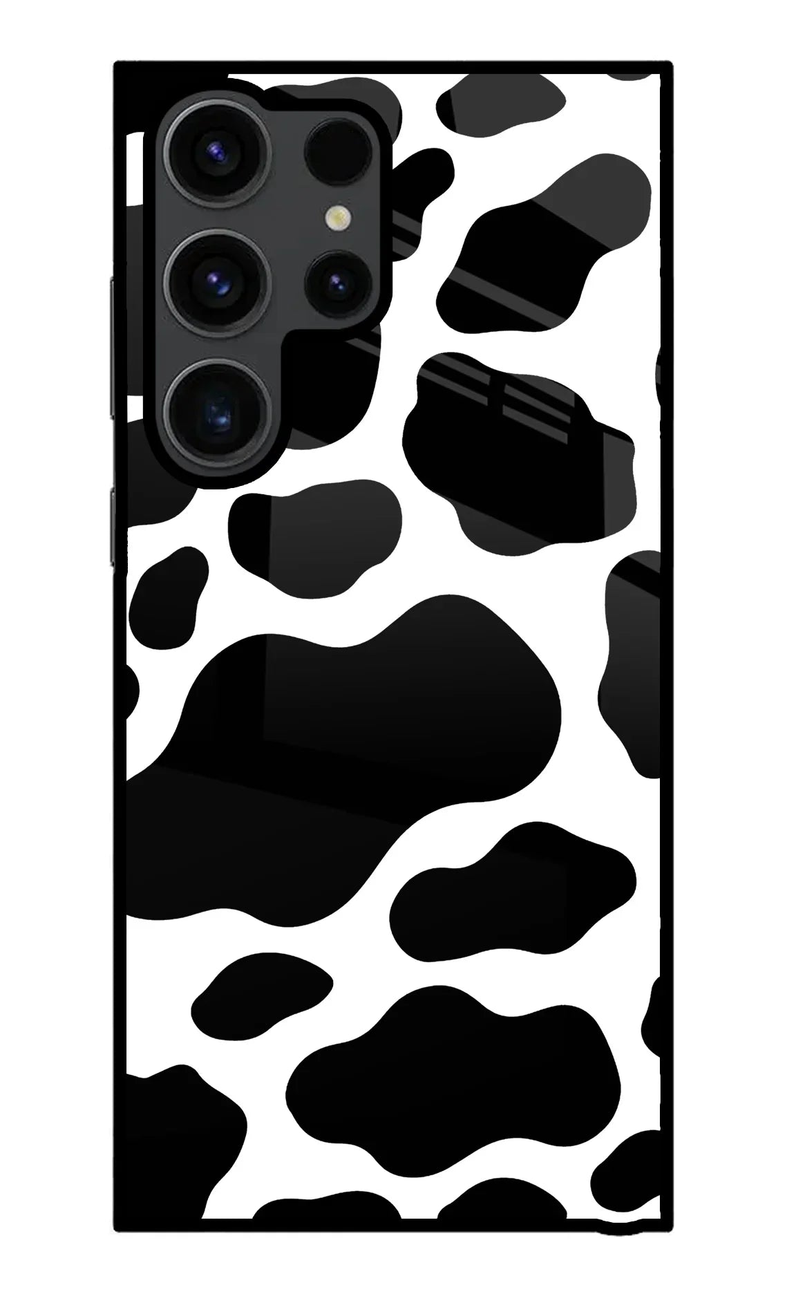 Cow Spots Samsung S23 Ultra Glass Case - Cow Spots Samsung S23 Ultra Glass Case Cow Spots Samsung S23 Ultra Glass Case