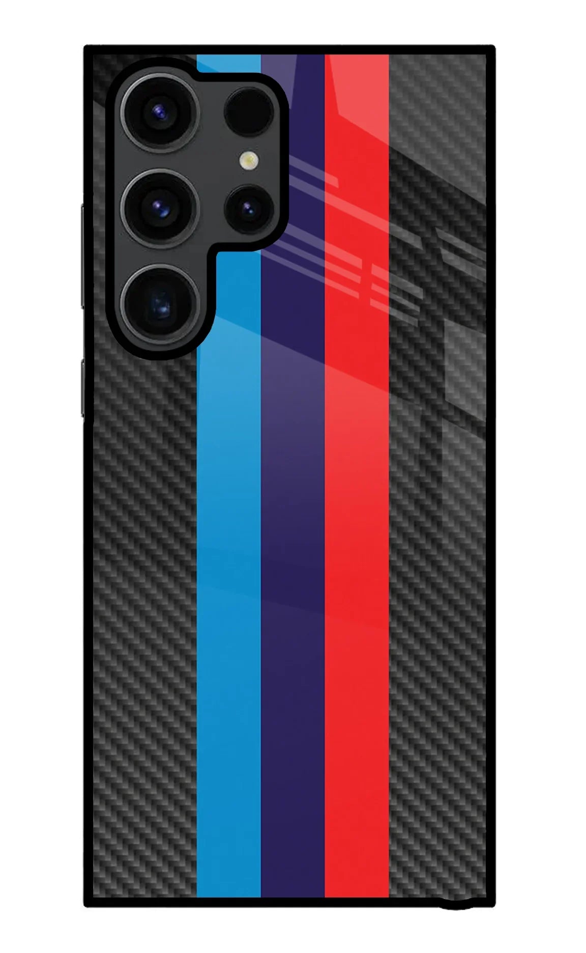 BMW Stripes Pattern Samsung S23 Ultra Glass Case - BMW Stripes Pattern Samsung S23 Ultra Glass Case BMW Stripes Pattern Samsung S23 Ultra Glass Case