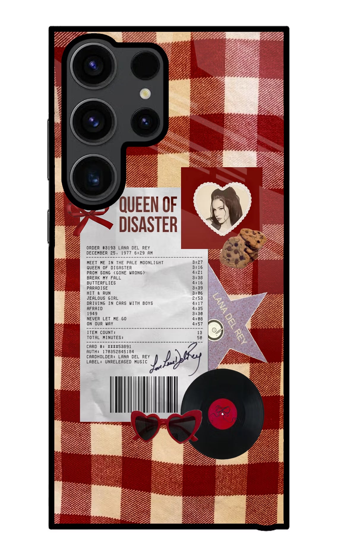 Queen of Disaster Samsung S23 Ultra Glass Case - Queen of Disaster Samsung S23 Ultra Glass Case Queen of Disaster Samsung S23 Ultra Glass Case
