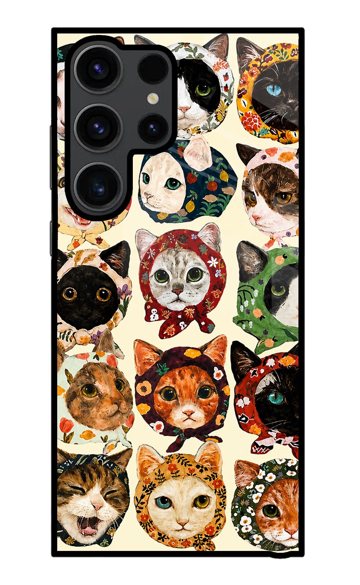 Cool Cat Samsung S23 Ultra Glass Case - Cool Cat Samsung S23 Ultra Glass Case Cool Cat Samsung S23 Ultra Glass Case