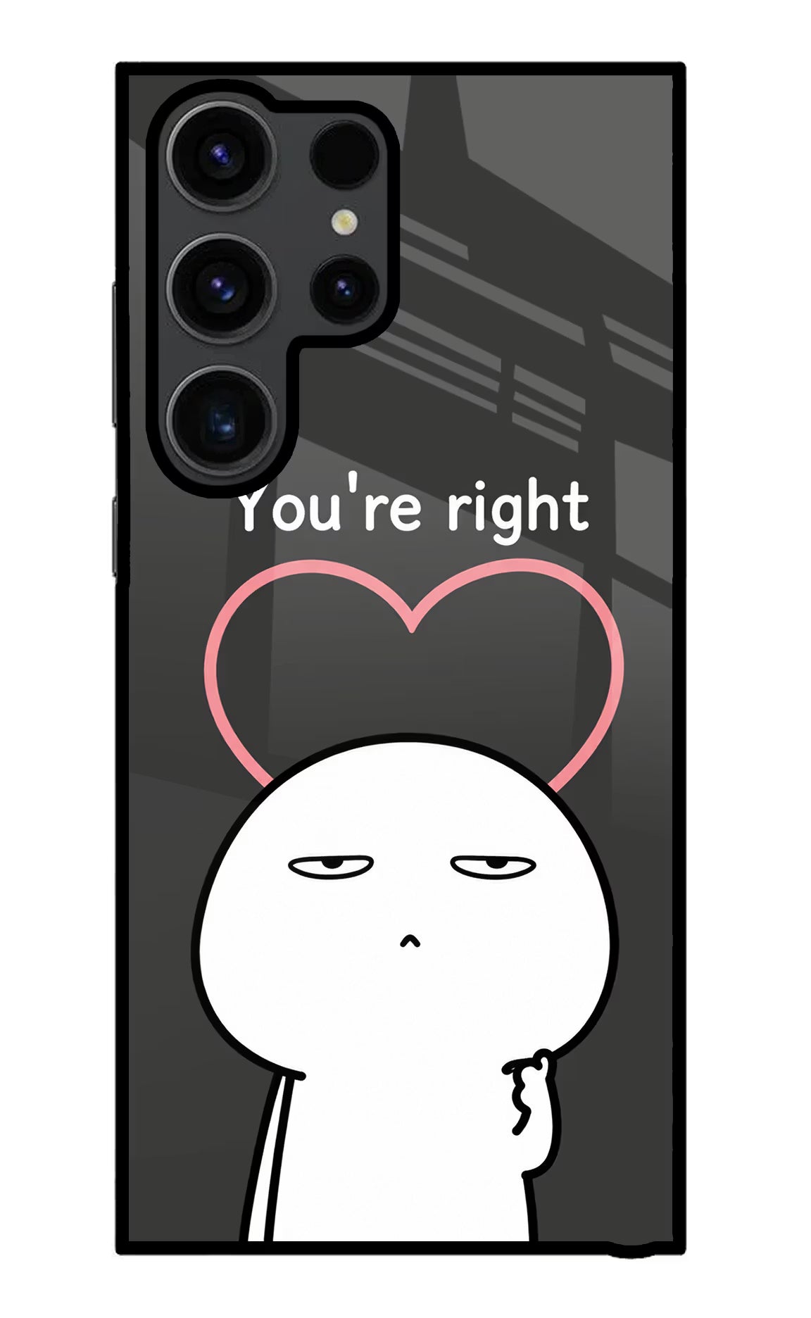 You're Right Samsung S23 Ultra Glass Case - You're Right Samsung S23 Ultra Glass Case You're Right Samsung S23 Ultra Glass Case