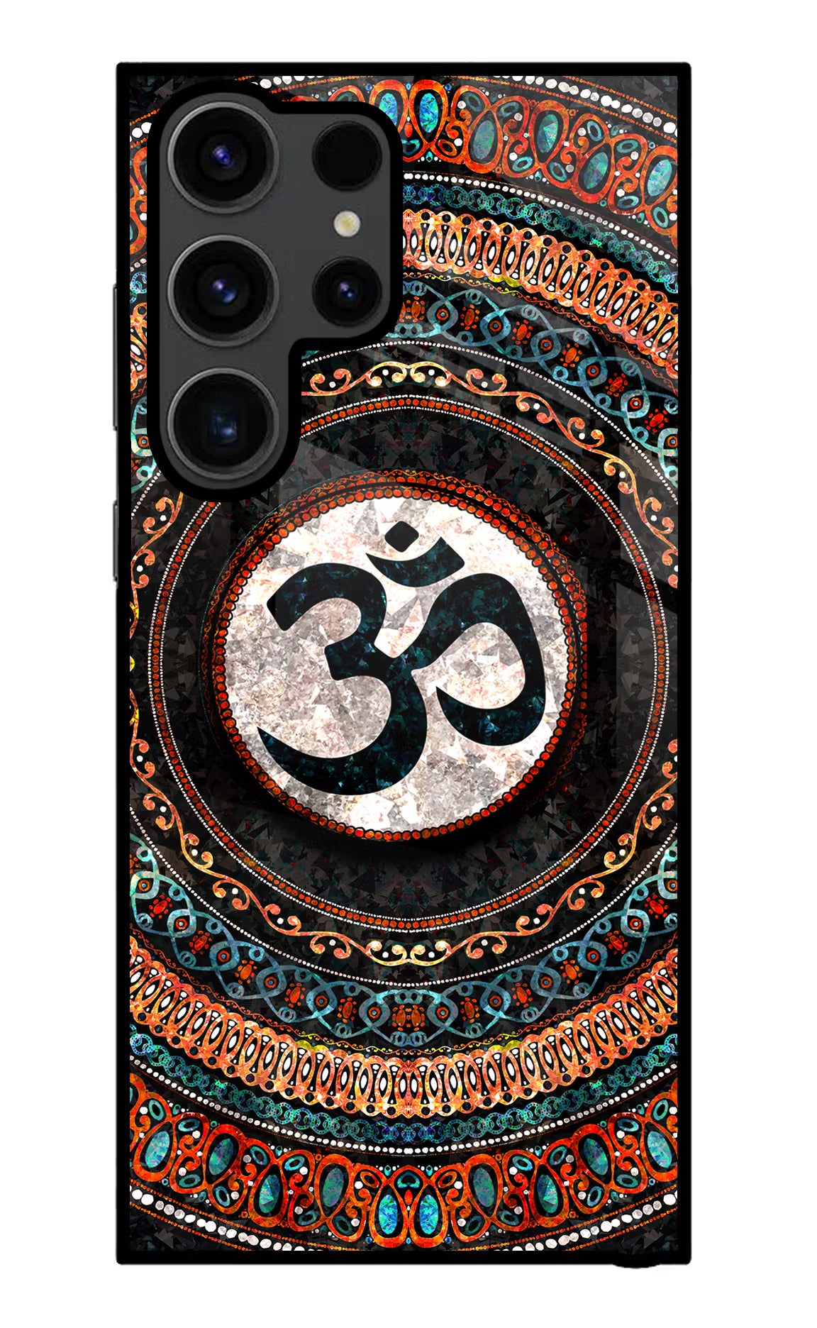 Om Culture Samsung S23 Ultra Glass Case - Om Culture Samsung S23 Ultra Glass Case Om Culture Samsung S23 Ultra Glass Case