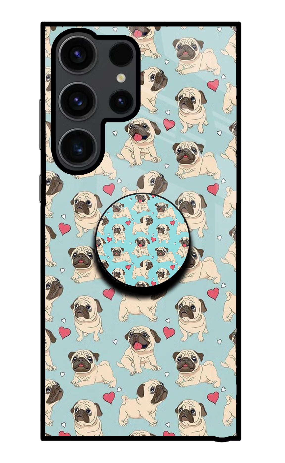 Pug Dog Samsung S23 Ultra Glass Case - Pug Dog Samsung S23 Ultra Glass Case Pug Dog Samsung S23 Ultra Glass Case