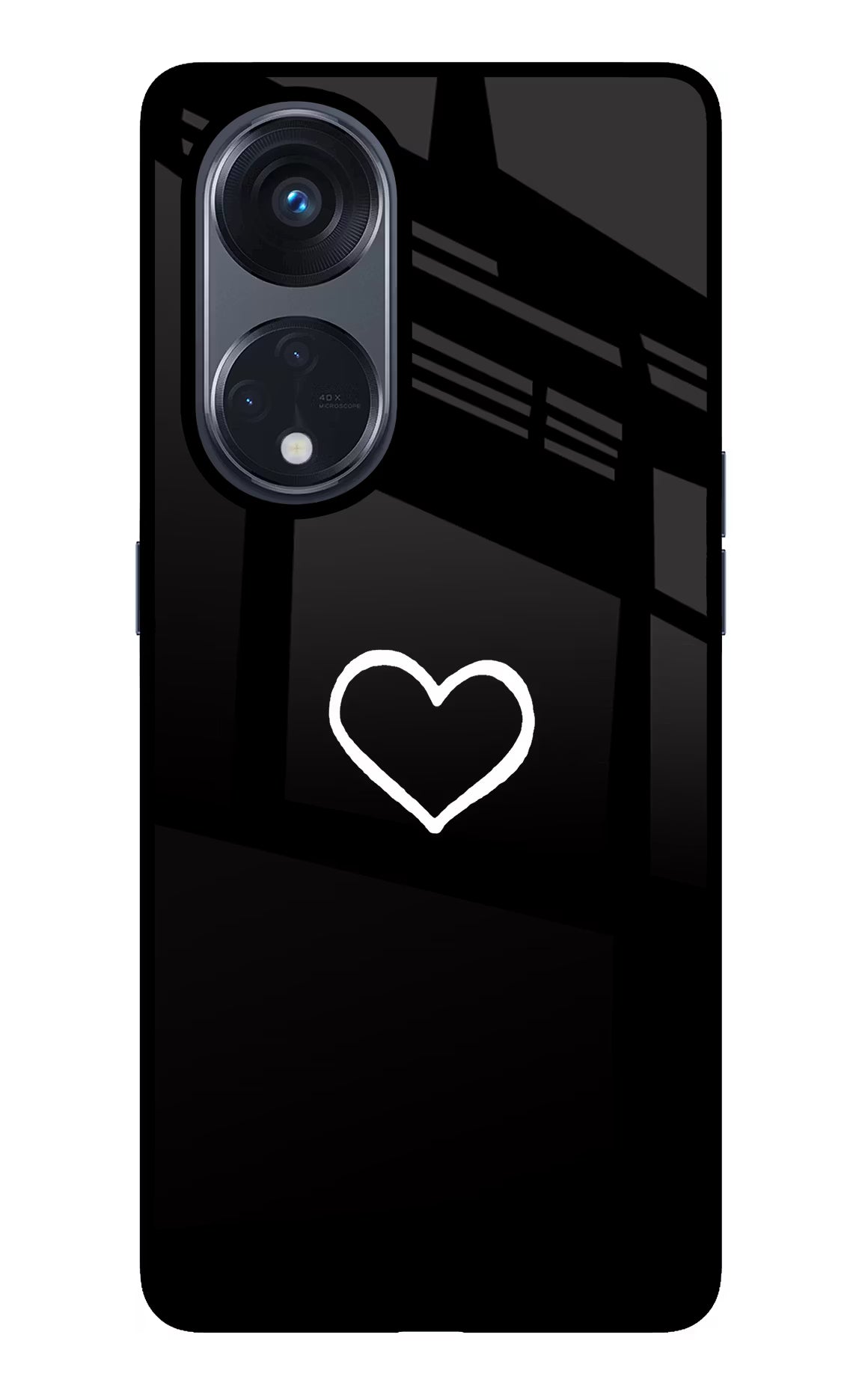 Heart Oppo Reno8 T 5G Glass Case - Heart Oppo Reno8 T 5G Glass Case Heart Oppo Reno8 T 5G Glass Case