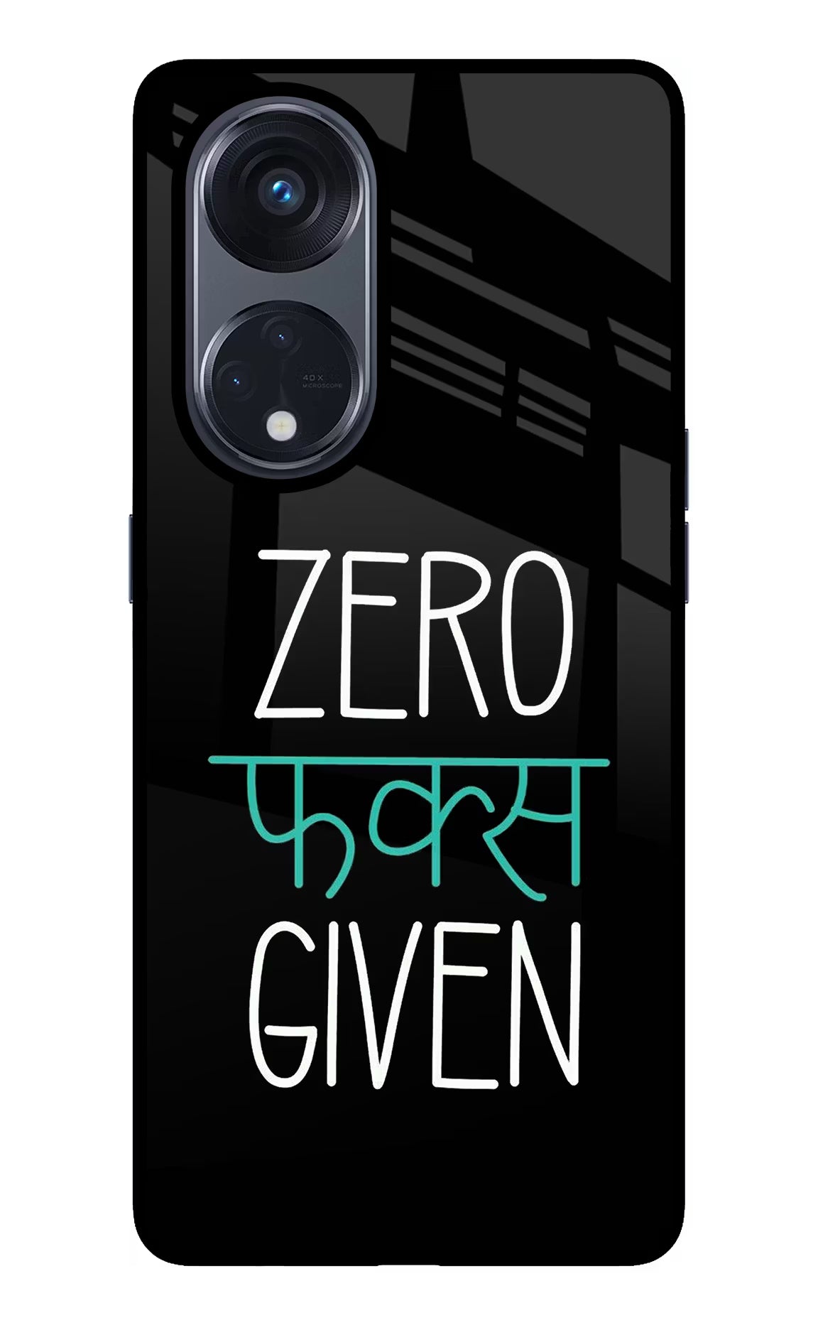 Zero Fucks Given Oppo Reno8 T 5G Glass Case - Zero Fucks Given Oppo Reno8 T 5G Glass Case Zero Fucks Given Oppo Reno8 T 5G Glass Case