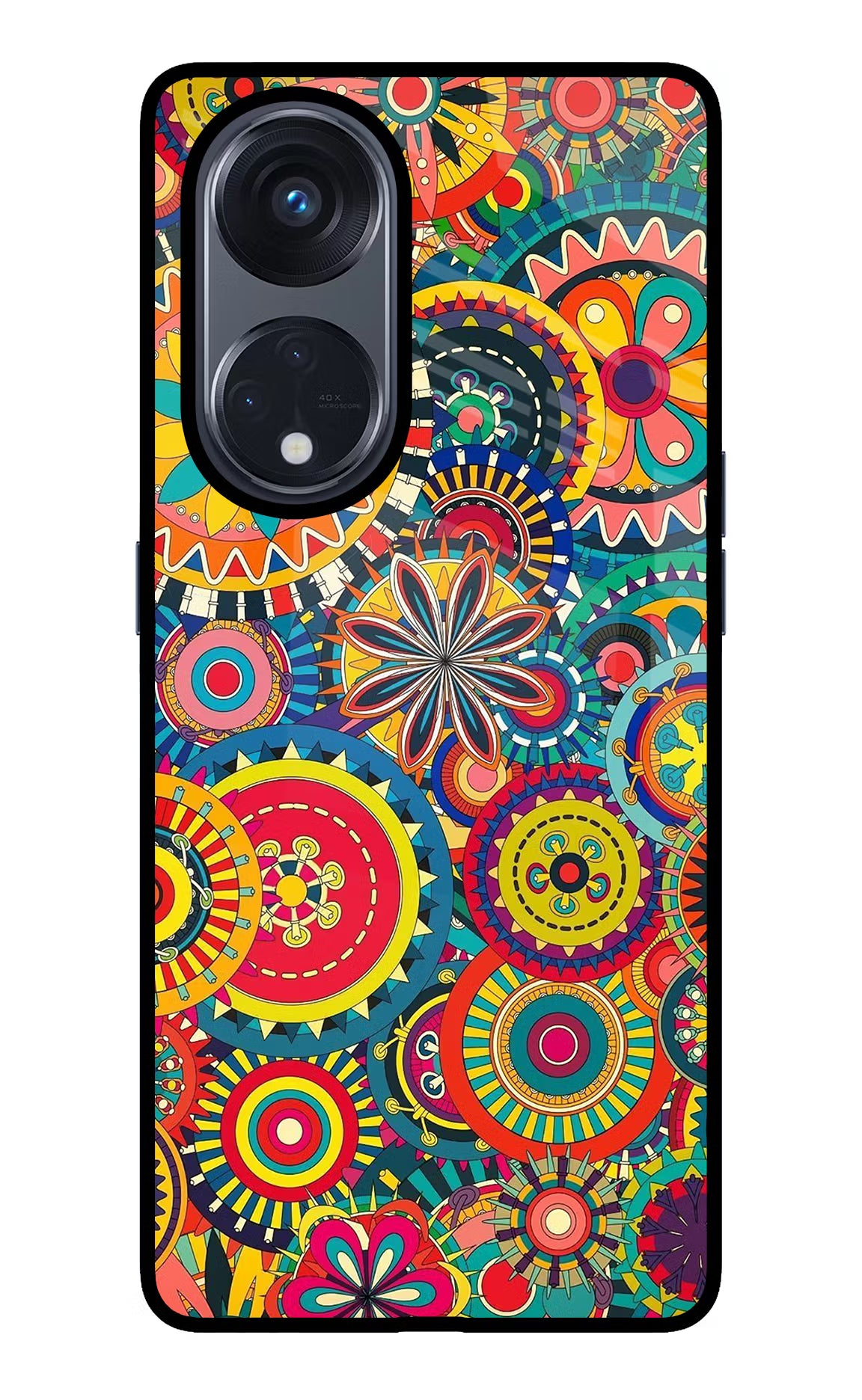 Gol Gol Art Oppo Reno8 T 5G Glass Case - Gol Gol Art Oppo Reno8 T 5G Glass Case Gol Gol Art Oppo Reno8 T 5G Glass Case