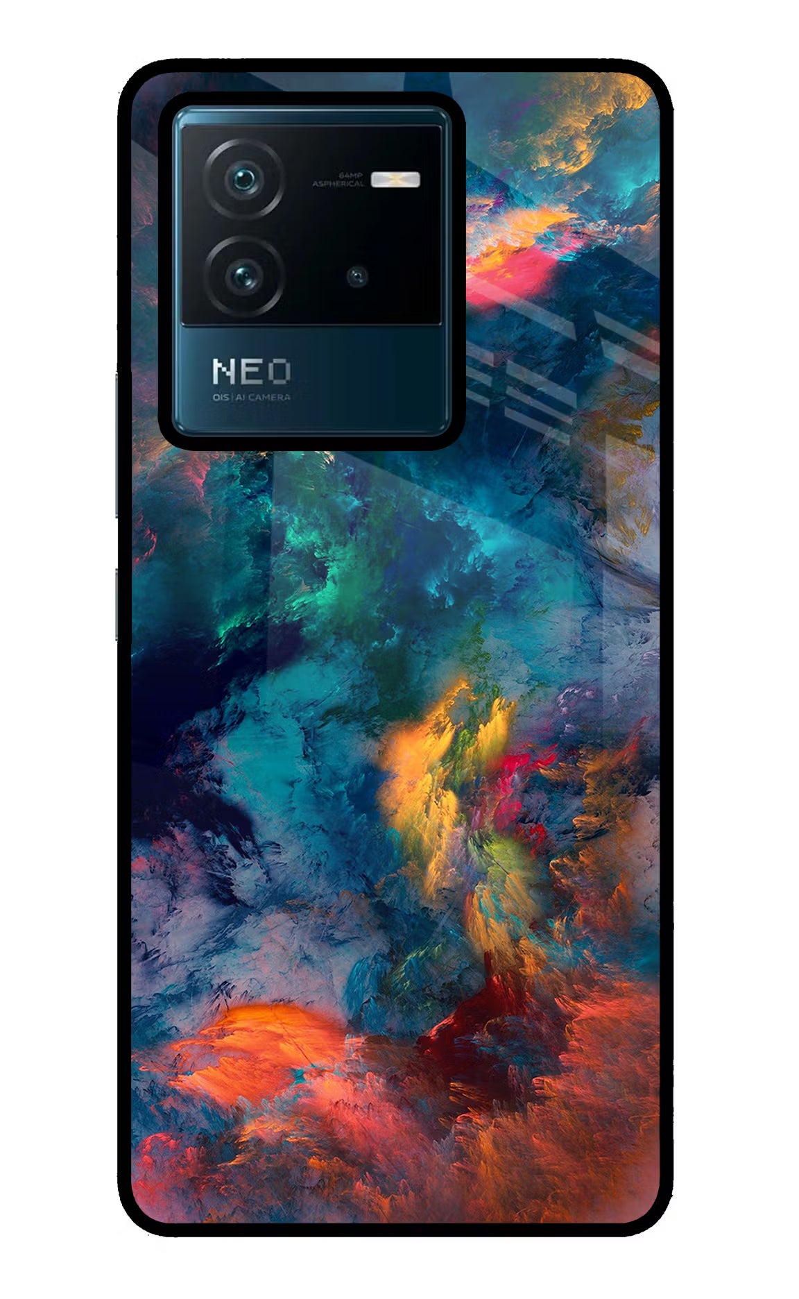 Artwork Paint IQOO Neo 6 5G Glass Case - Artwork Paint IQOO Neo 6 5G Glass Case Artwork Paint IQOO Neo 6 5G Glass Case