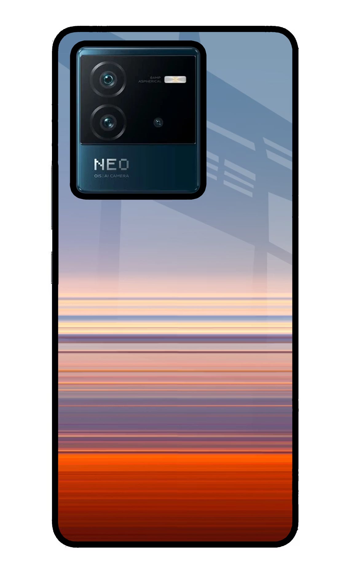 Morning Colors IQOO Neo 6 5G Back Cover - Morning Colors IQOO Neo 6 5G Glass Case Back Cover by Casekaro Morning Colors IQOO Neo 6 5G Glass Case Back Cover by Casekaro