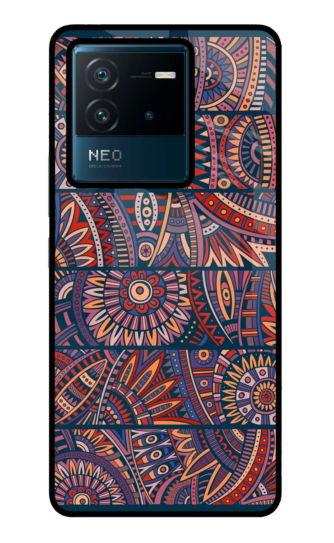 African Culture Design IQOO Neo 6 5G Back Cover - African Culture Design IQOO Neo 6 5G Glass Case Back Cover by Casekaro African Culture Design IQOO Neo 6 5G Glass Case Back Cover by Casekaro