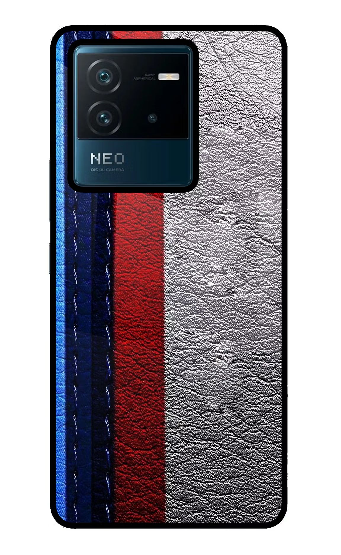 BMW Stripes IQOO Neo 6 5G Glass Case - BMW Stripes IQOO Neo 6 5G Glass Case BMW Stripes IQOO Neo 6 5G Glass Case