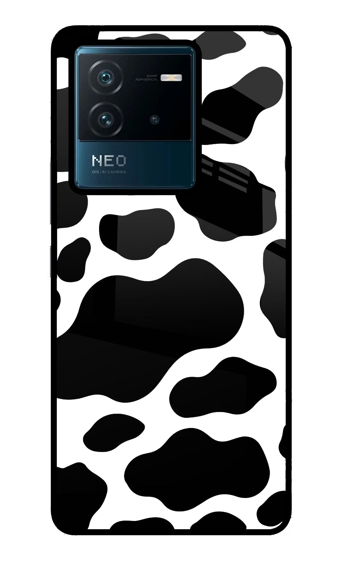 Cow Spots IQOO Neo 6 5G Glass Case - Cow Spots IQOO Neo 6 5G Glass Case Cow Spots IQOO Neo 6 5G Glass Case