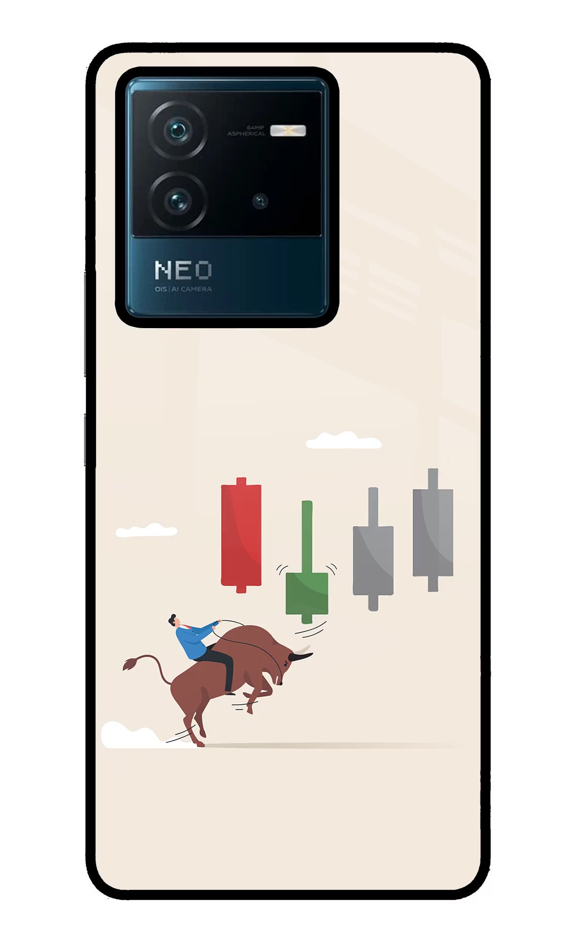 Bull Trading Momentum IQOO Neo 6 5G Glass Case - Bull Trading Momentum IQOO Neo 6 5G Glass Case Bull Trading Momentum IQOO Neo 6 5G Glass Case