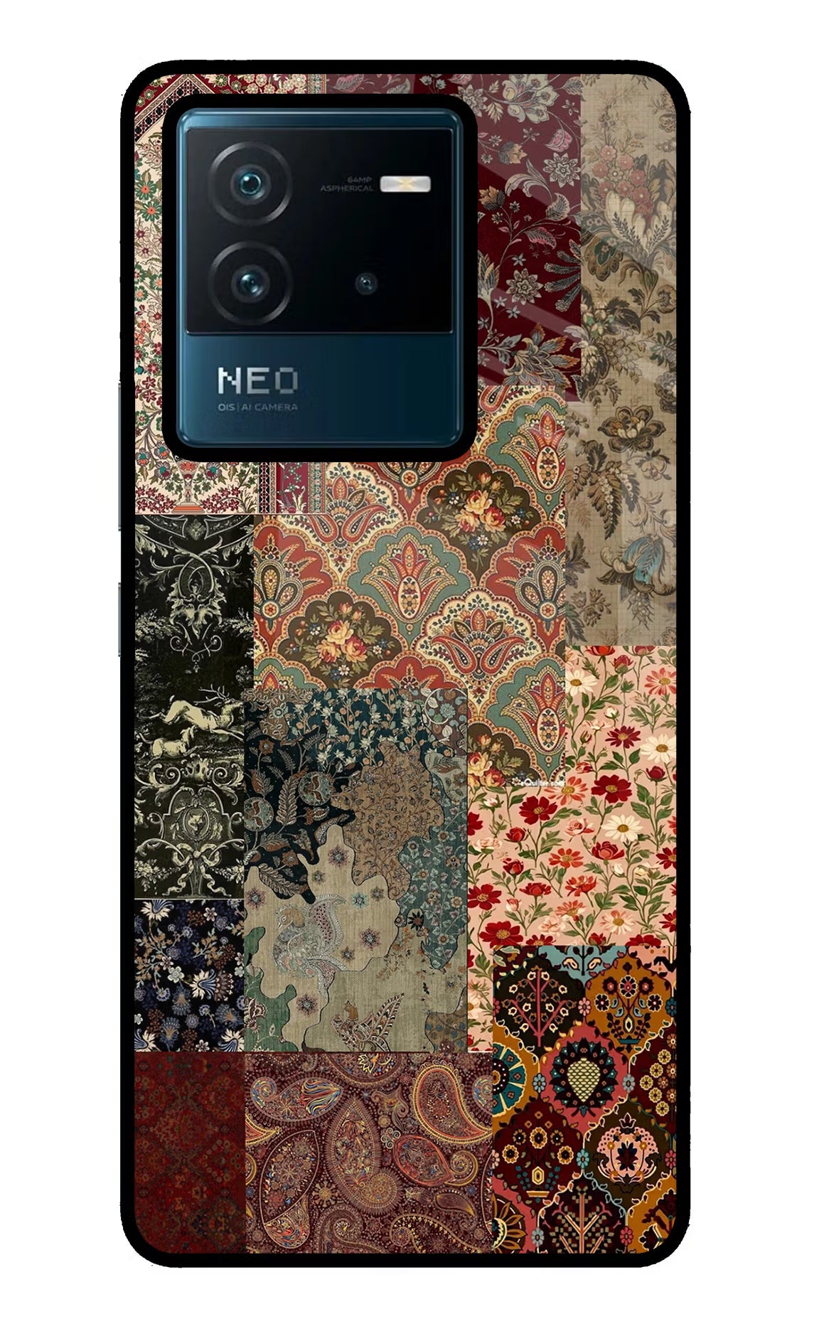 Desi Print IQOO Neo 6 5G Back Cover - Desi Print IQOO Neo 6 5G Glass Case Back Cover by Casekaro Desi Print IQOO Neo 6 5G Glass Case Back Cover by Casekaro