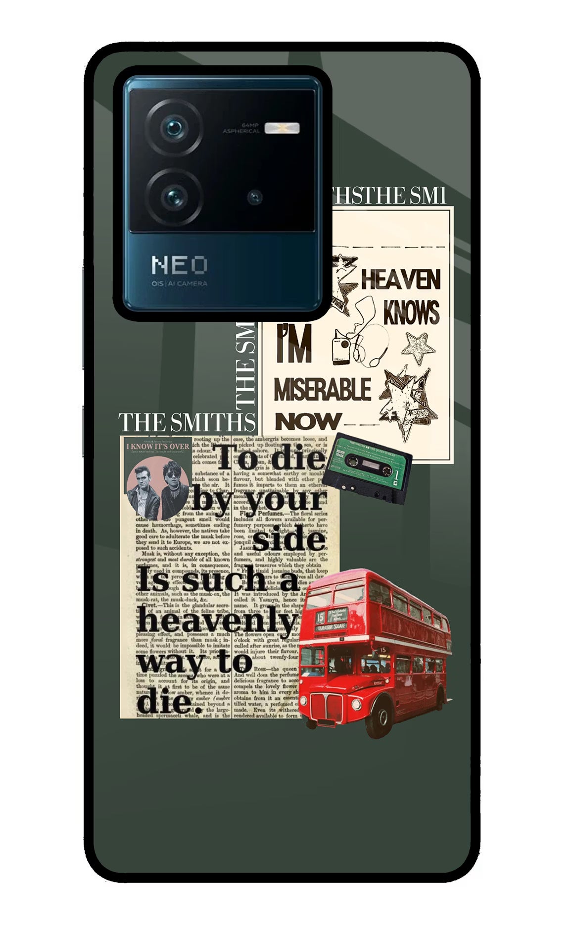 The Smiths IQOO Neo 6 5G Glass Case - The Smiths IQOO Neo 6 5G Glass Case The Smiths IQOO Neo 6 5G Glass Case