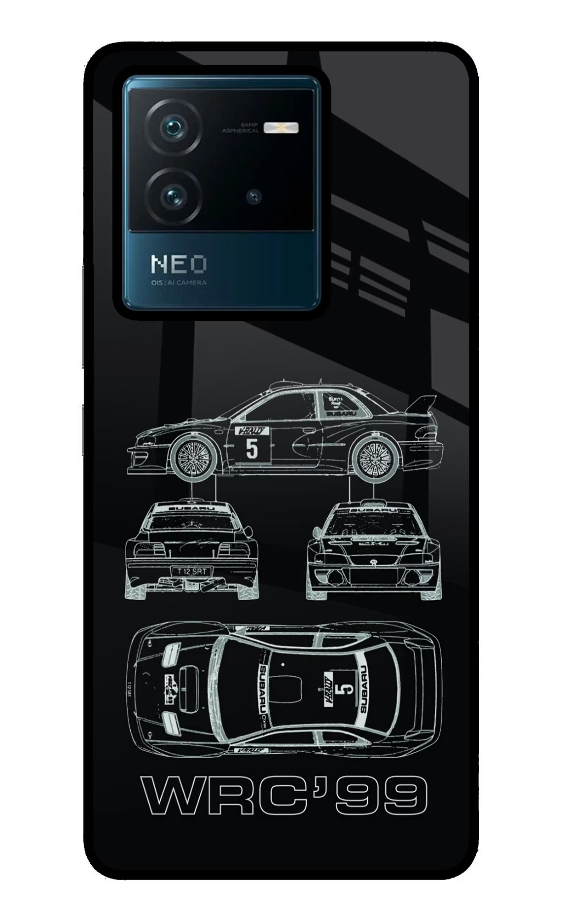 WRC'99 IQOO Neo 6 5G Glass Case - WRC'99 IQOO Neo 6 5G Glass Case WRC'99 IQOO Neo 6 5G Glass Case