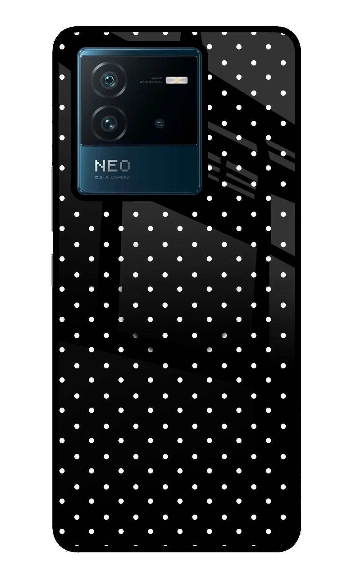 White Dots IQOO Neo 6 5G Pop Case - White Dots IQOO Neo 6 5G Pop Case by Casekaro White Dots IQOO Neo 6 5G Pop Case by Casekaro