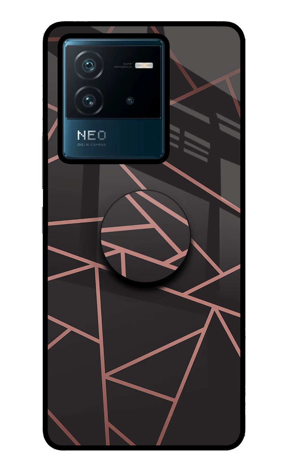 Geometric Pattern IQOO Neo 6 5G Pop Case - Geometric Pattern IQOO Neo 6 5G Pop Case by Casekaro Geometric Pattern IQOO Neo 6 5G Pop Case by Casekaro