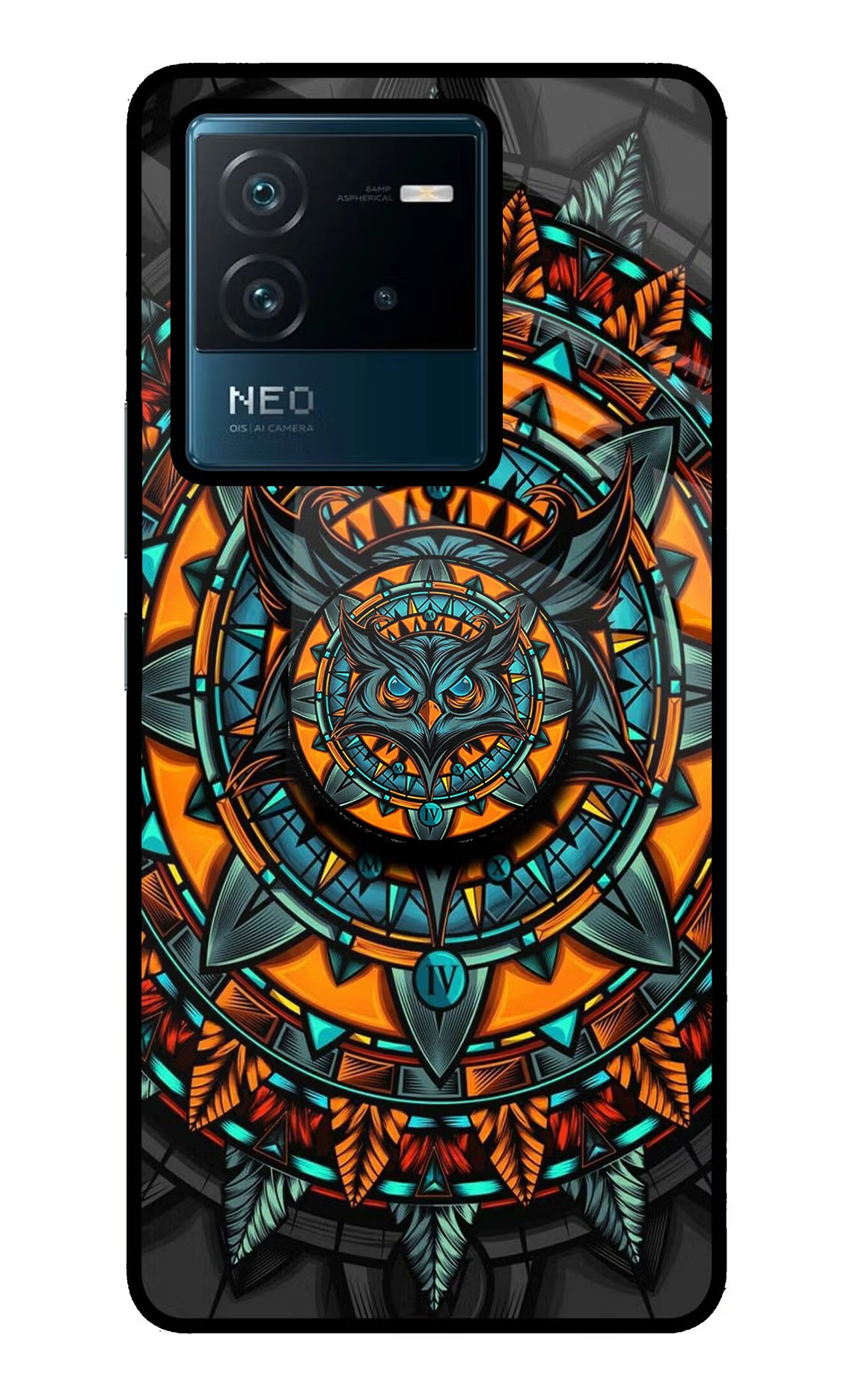 Angry Owl IQOO Neo 6 5G Pop Case - Angry Owl IQOO Neo 6 5G Pop Case by Casekaro Angry Owl IQOO Neo 6 5G Pop Case by Casekaro