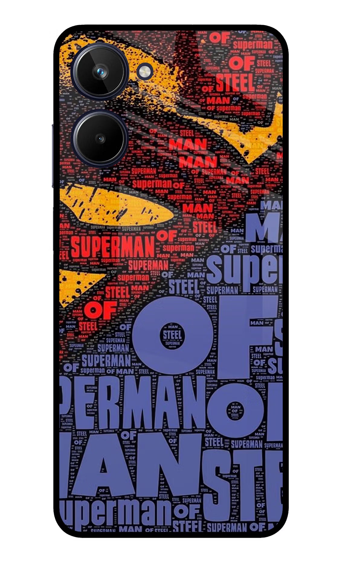 Superman Realme 10 Glass Case - Superman Realme 10 Glass Case Superman Realme 10 Glass Case