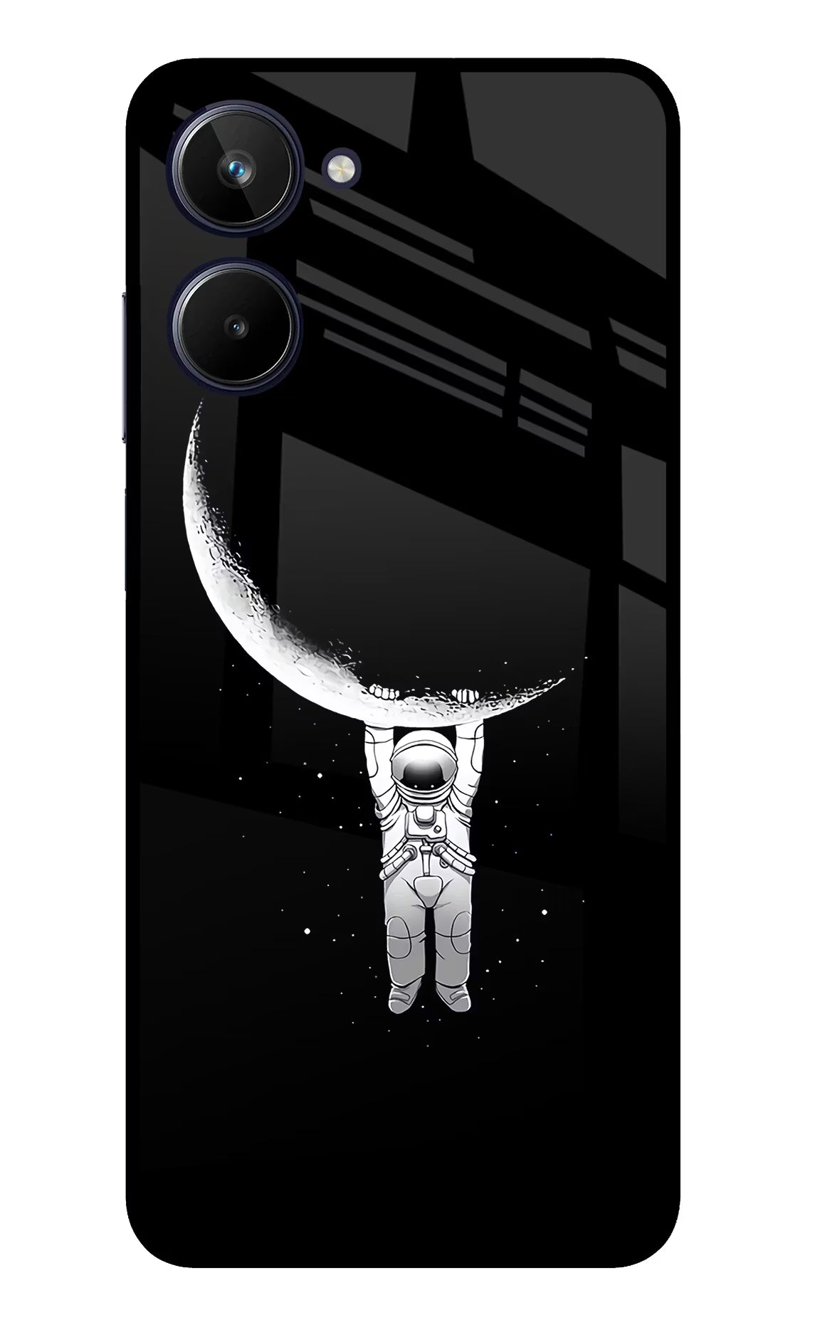 Moon Space Realme 10 Glass Case - Moon Space Realme 10 Glass Case Moon Space Realme 10 Glass Case