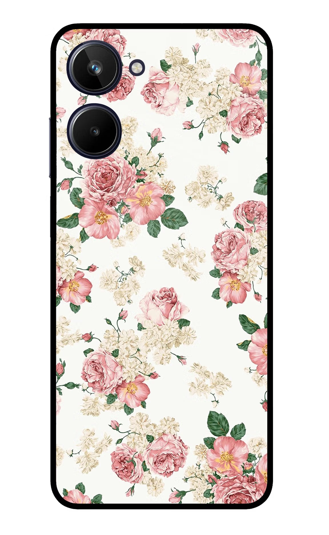 Flowers Realme 10 Glass Case - Flowers Realme 10 Glass Case Flowers Realme 10 Glass Case