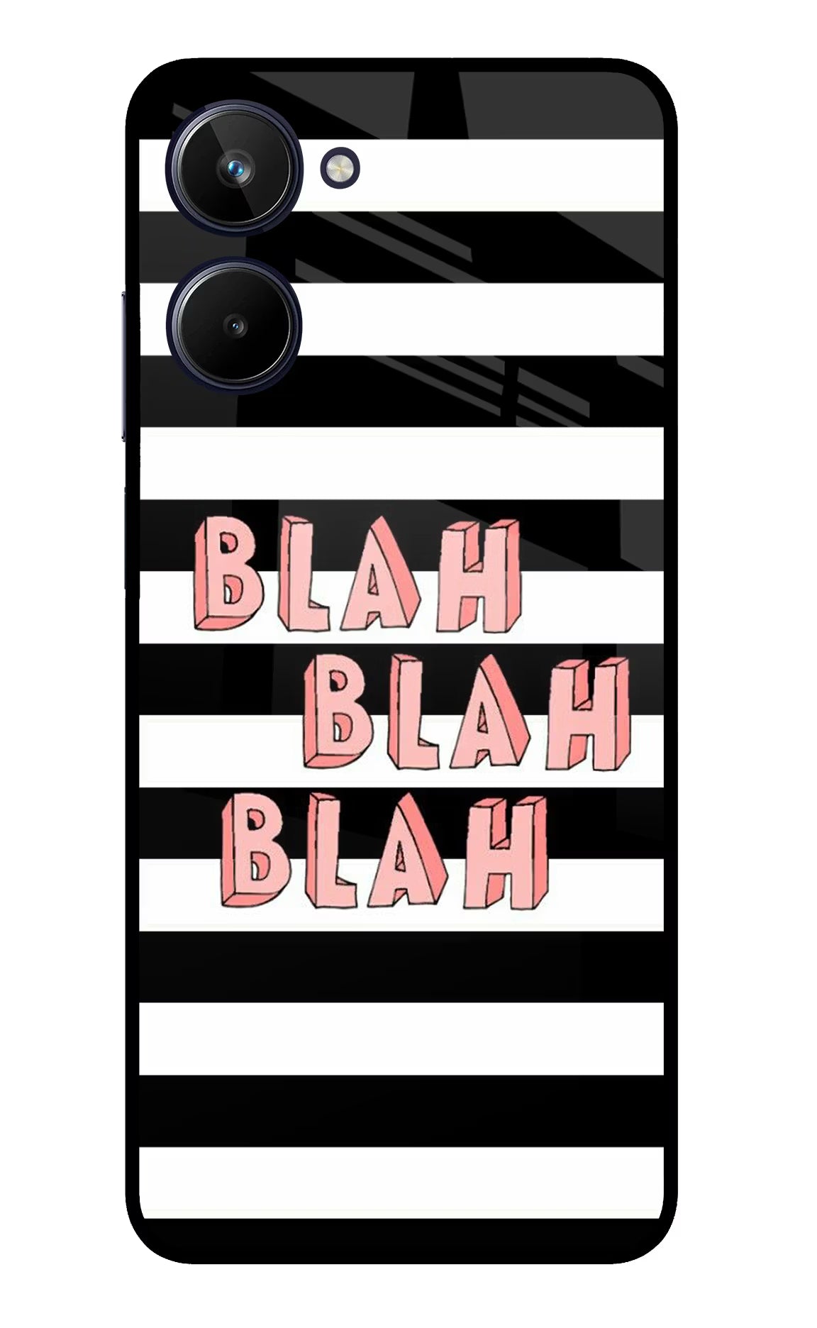 Blah Blah Blah Realme 10 Glass Case - Blah Blah Blah Realme 10 Glass Case Blah Blah Blah Realme 10 Glass Case