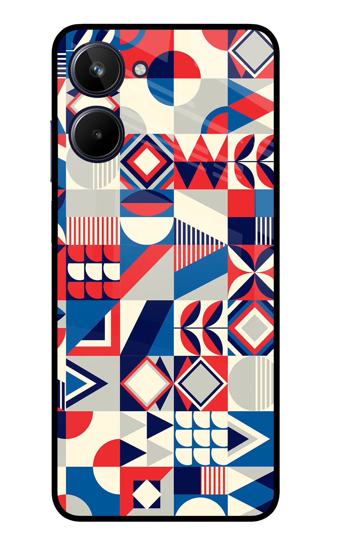 Colorful Pattern Realme 10 Glass Case - Colorful Pattern Realme 10 Glass Case Colorful Pattern Realme 10 Glass Case