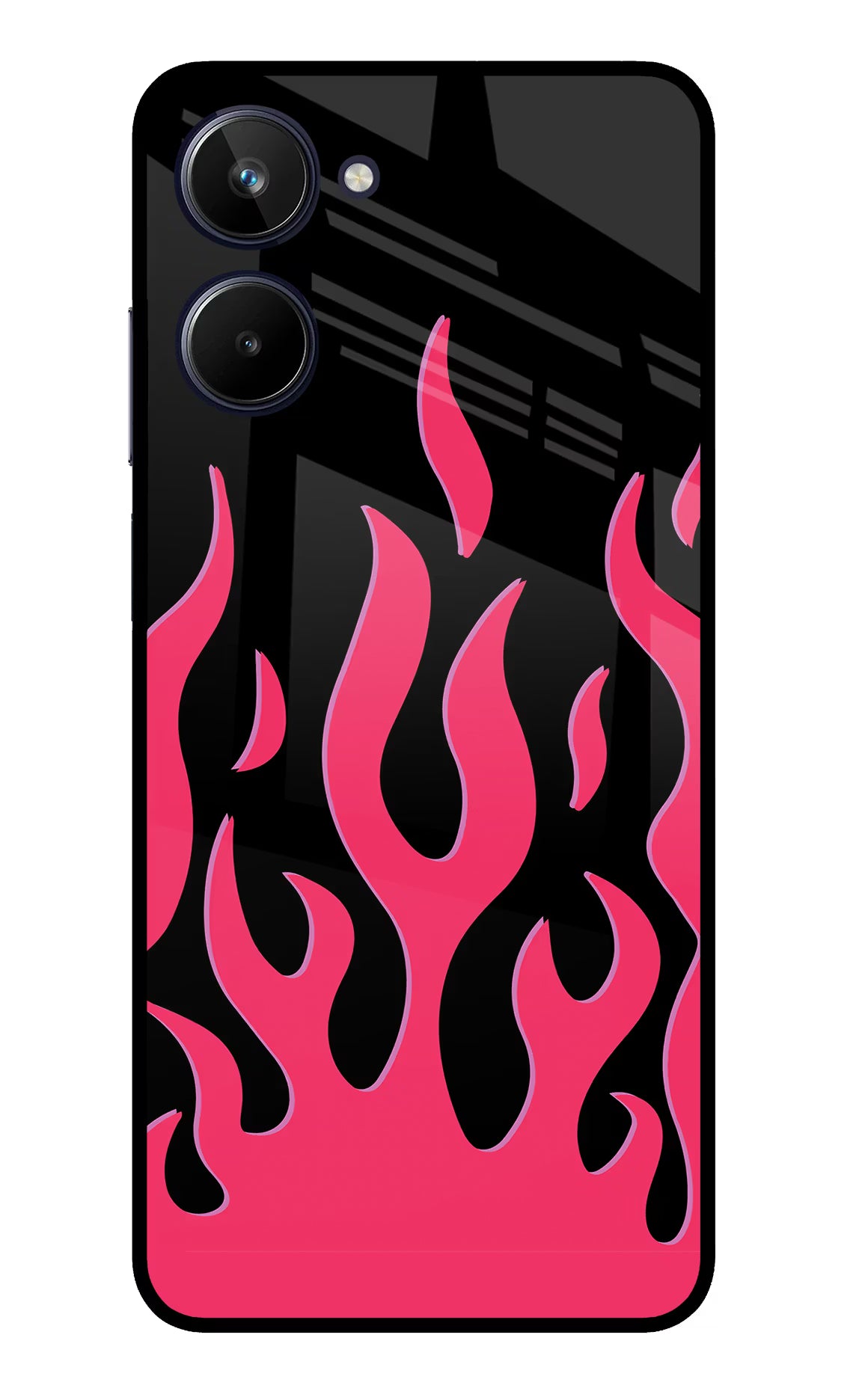 Fire Flames Realme 10 Glass Case - Fire Flames Realme 10 Glass Case Fire Flames Realme 10 Glass Case