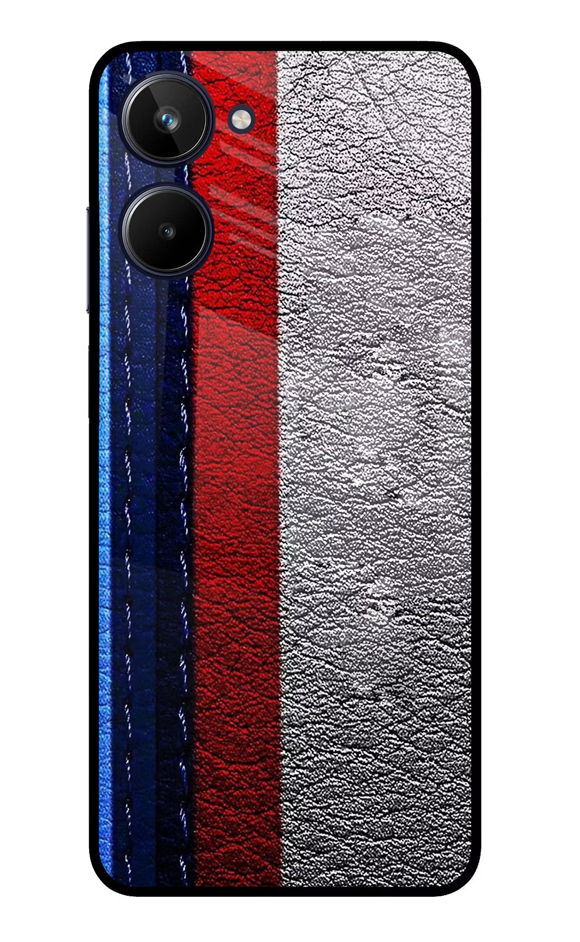 BMW Stripes Realme 10 Glass Case - BMW Stripes Realme 10 Glass Case BMW Stripes Realme 10 Glass Case