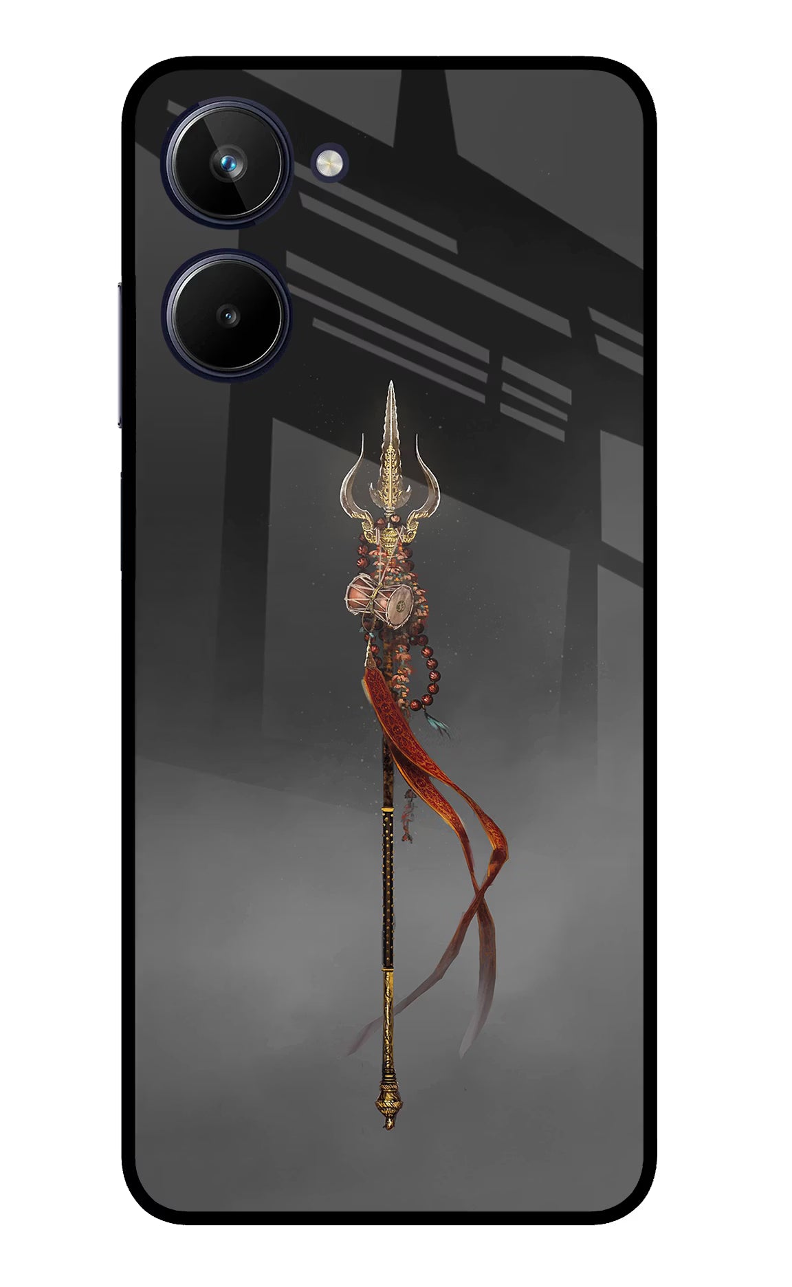 Shiv Trishul Realme 10 Glass Case - Shiv Trishul Realme 10 Glass Case Shiv Trishul Realme 10 Glass Case