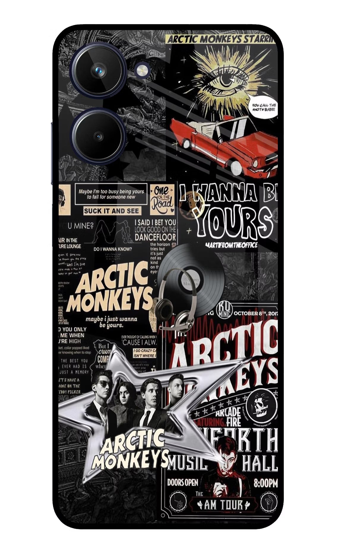 Arctic Monkeys Realme 10 Glass Case - Arctic Monkeys Realme 10 Glass Case Arctic Monkeys Realme 10 Glass Case