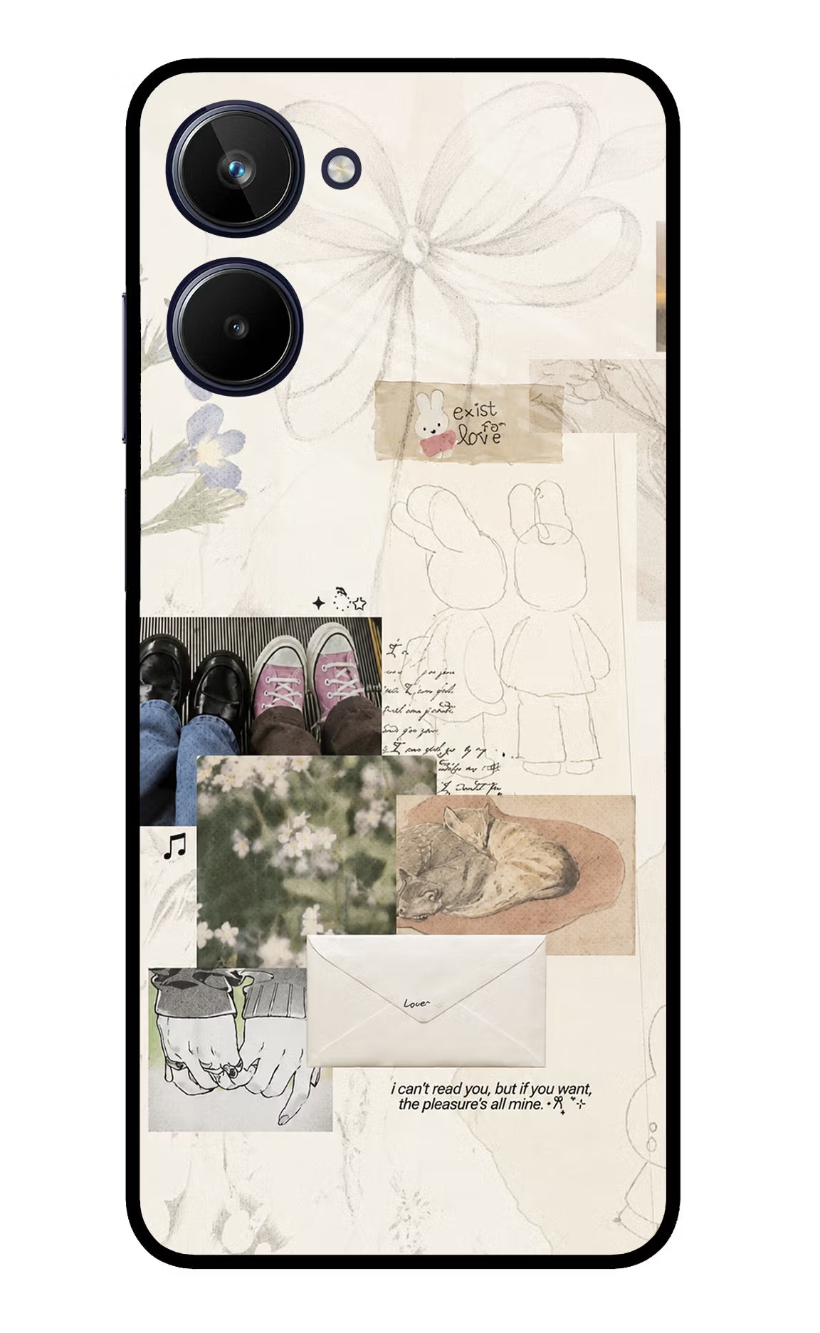 Soft Aesthetic Realme 10 Glass Case - Soft Aesthetic Realme 10 Glass Case Soft Aesthetic Realme 10 Glass Case