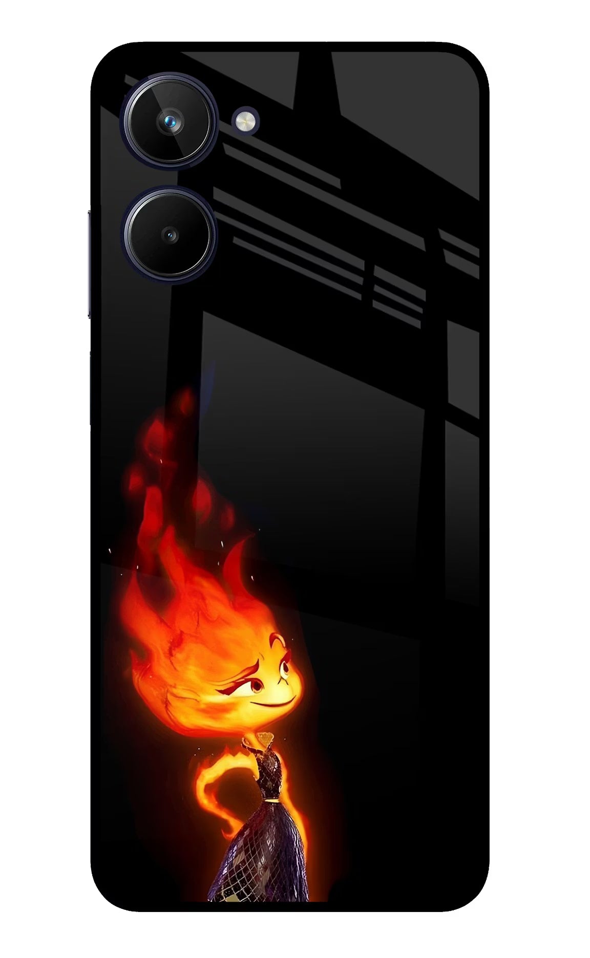 Ember Flame Realme 10 Glass Case - Ember Flame Realme 10 Glass Case Ember Flame Realme 10 Glass Case
