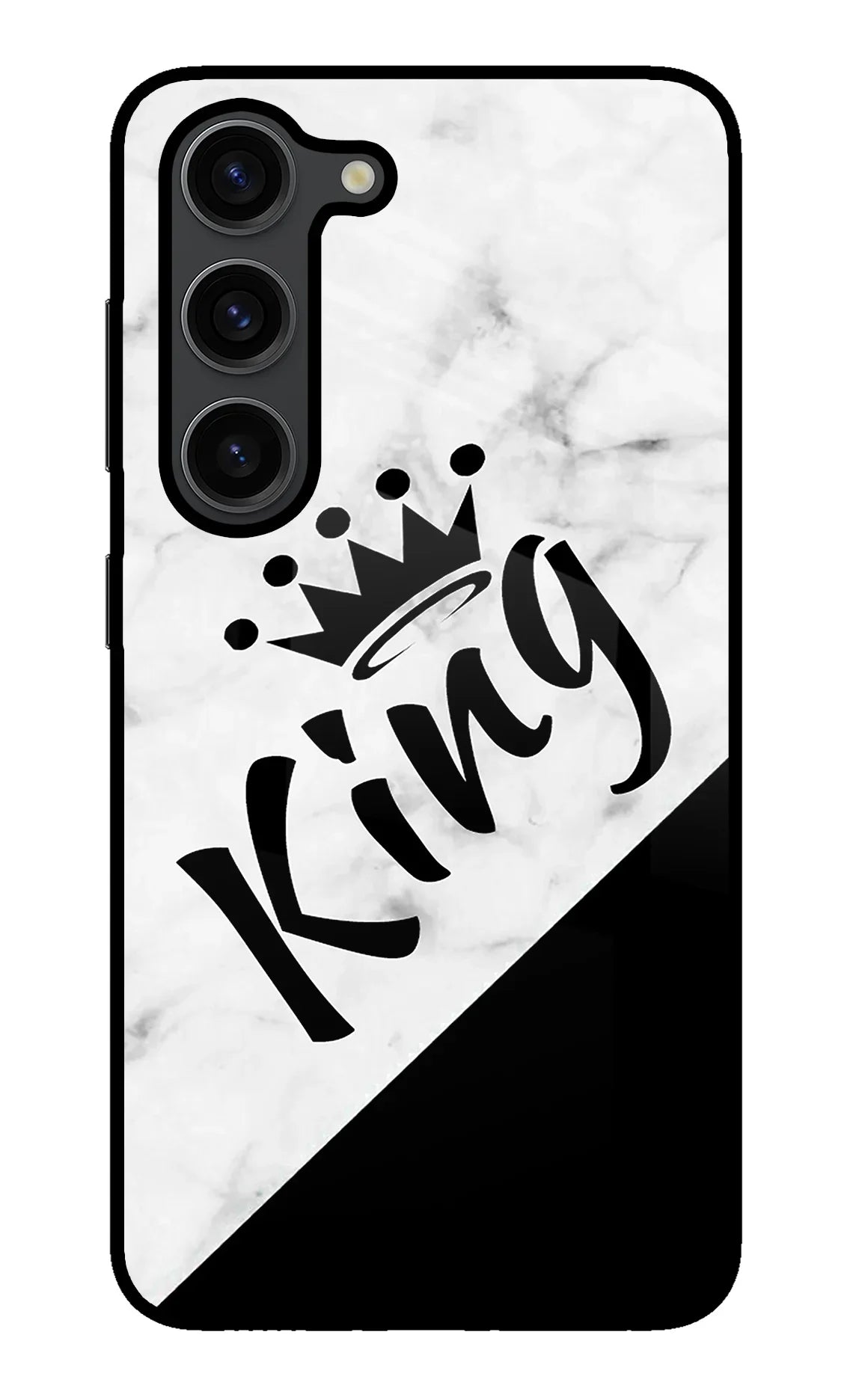 King Samsung S23 Plus Glass Case - King Samsung S23 Plus Glass Case King Samsung S23 Plus Glass Case