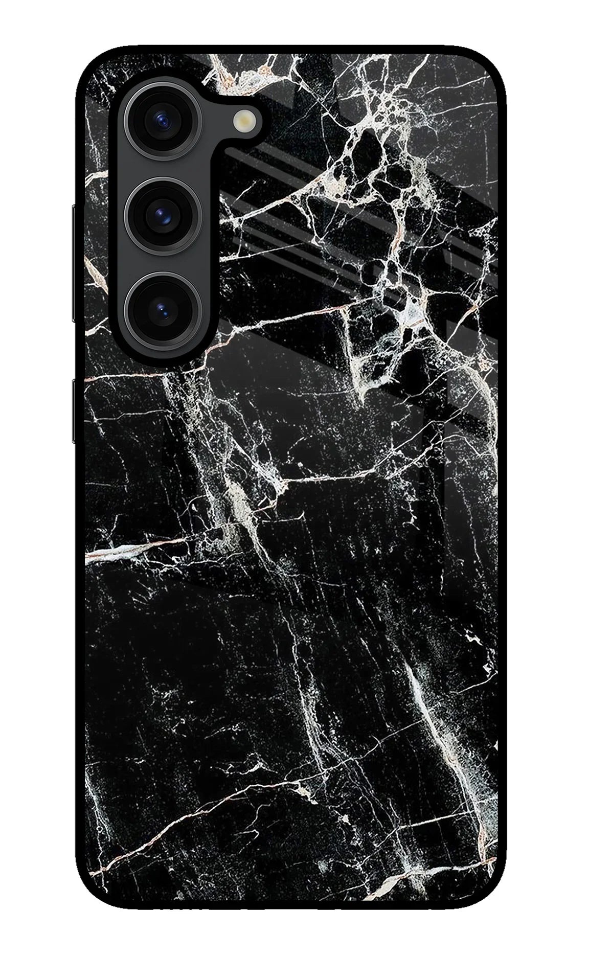 Black Marble Texture Samsung S23 Plus Glass Case - Black Marble Texture Samsung S23 Plus Glass Case Black Marble Texture Samsung S23 Plus Glass Case
