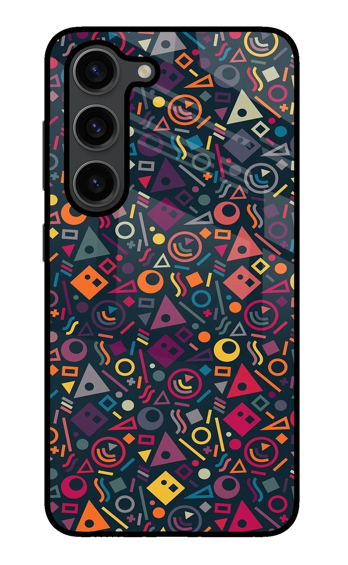 Geometric Abstract Samsung S23 Plus Glass Case - Geometric Abstract Samsung S23 Plus Glass Case Geometric Abstract Samsung S23 Plus Glass Case